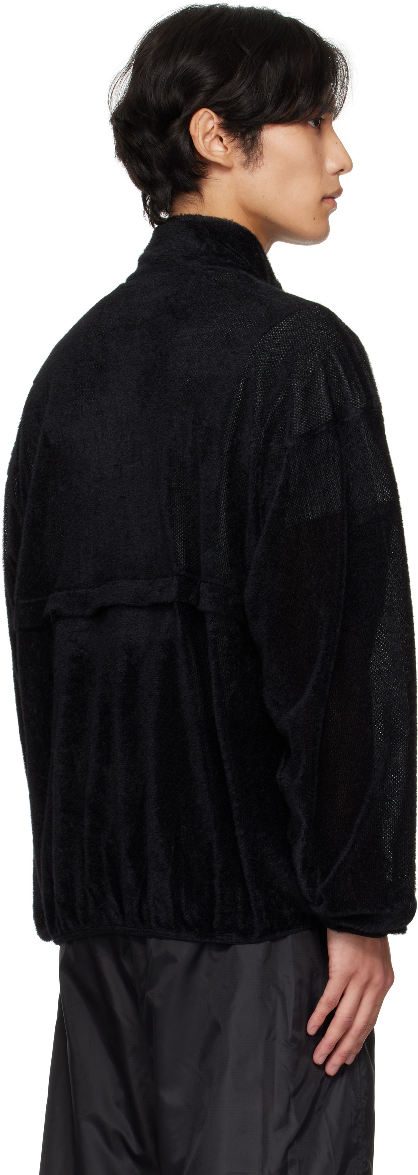 Le17septembre Black Half-zip Anorak In Black
