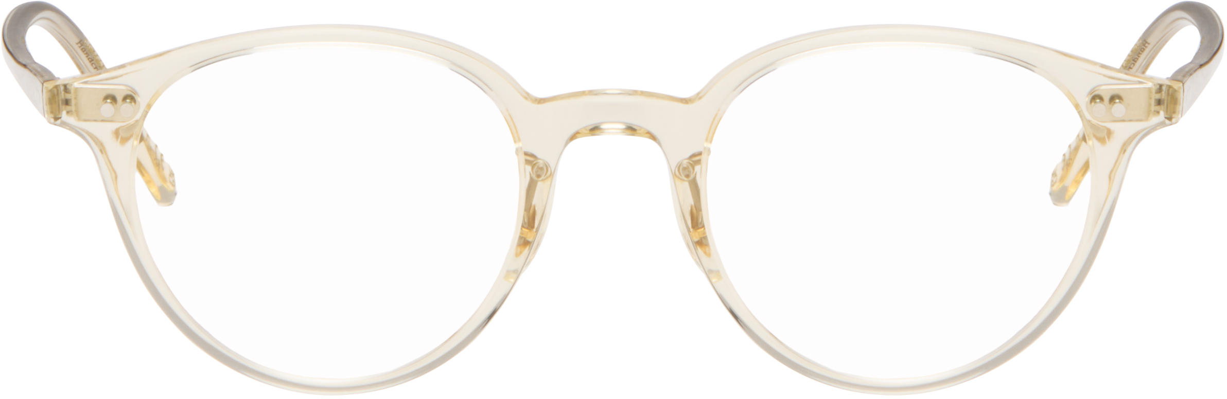 Oliver Peoples Gold Sarelle Glasses In Neutral