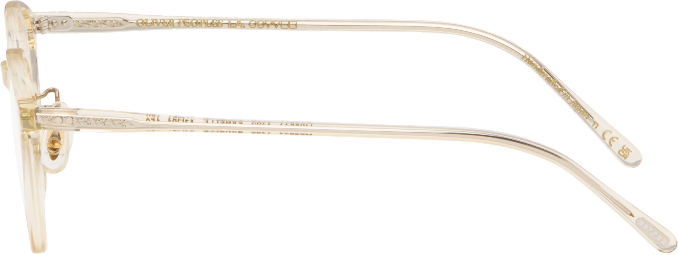 Oliver Peoples Gold Sarelle Glasses In Neutral