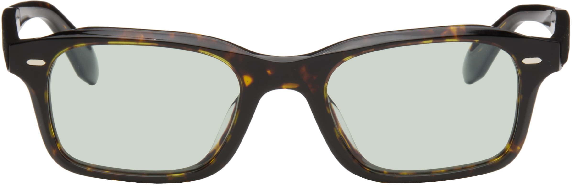 Oliver Peoples Brown N.08 Sunglasses In Black