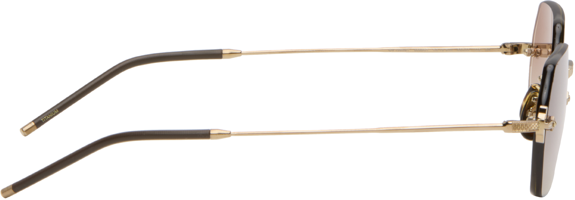 Oliver Peoples Gold Tk-13 Sunglasses In Gold