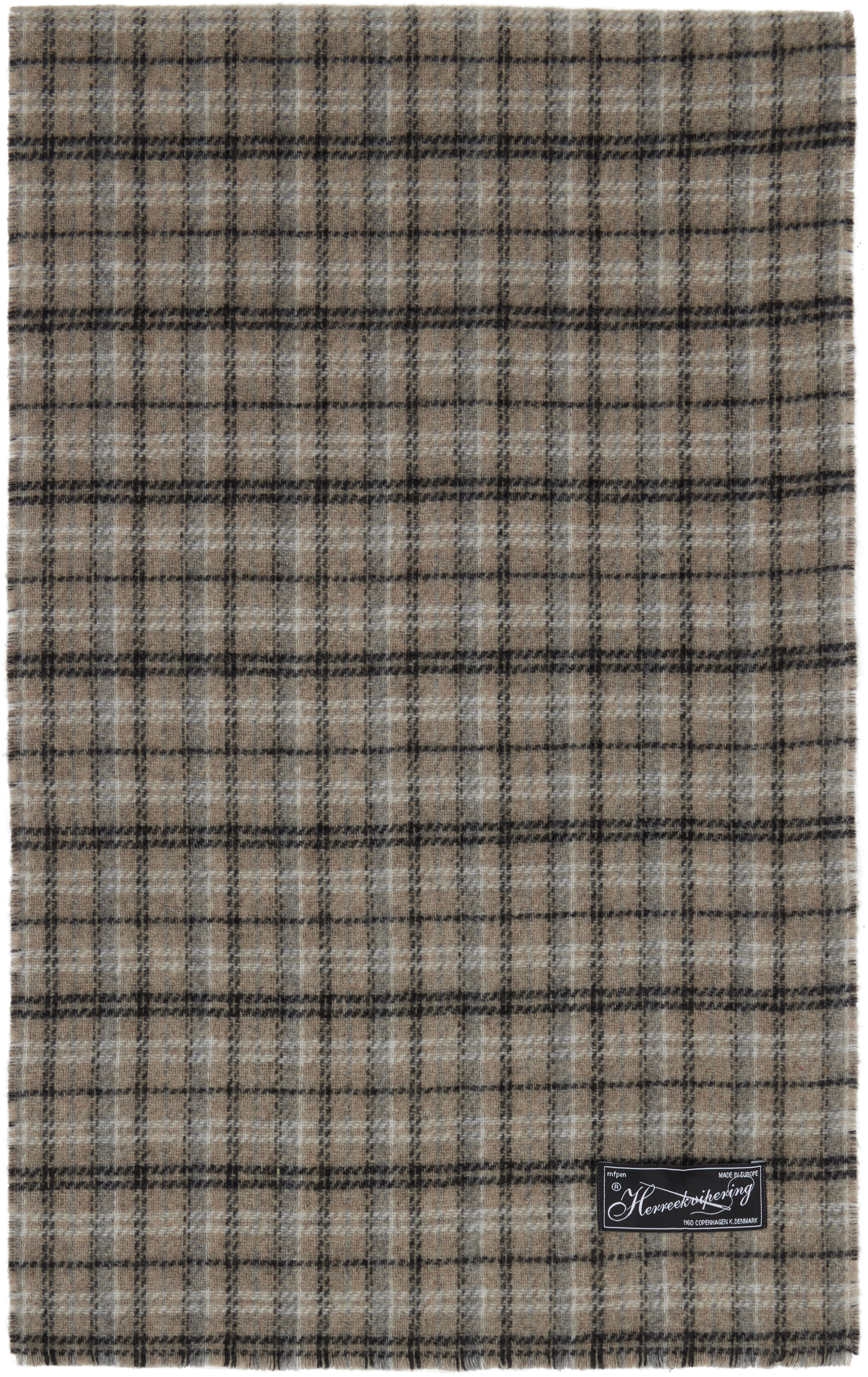 Mfpen Brown Wool Scarf