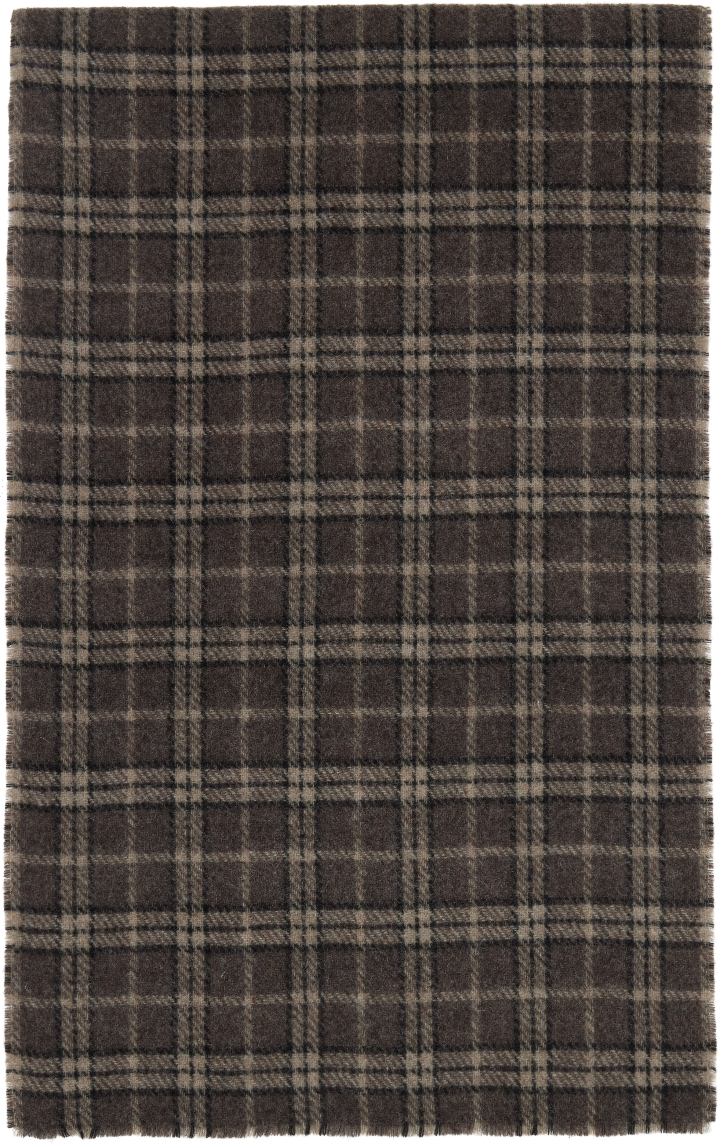 Mfpen Brown Wool Scarf