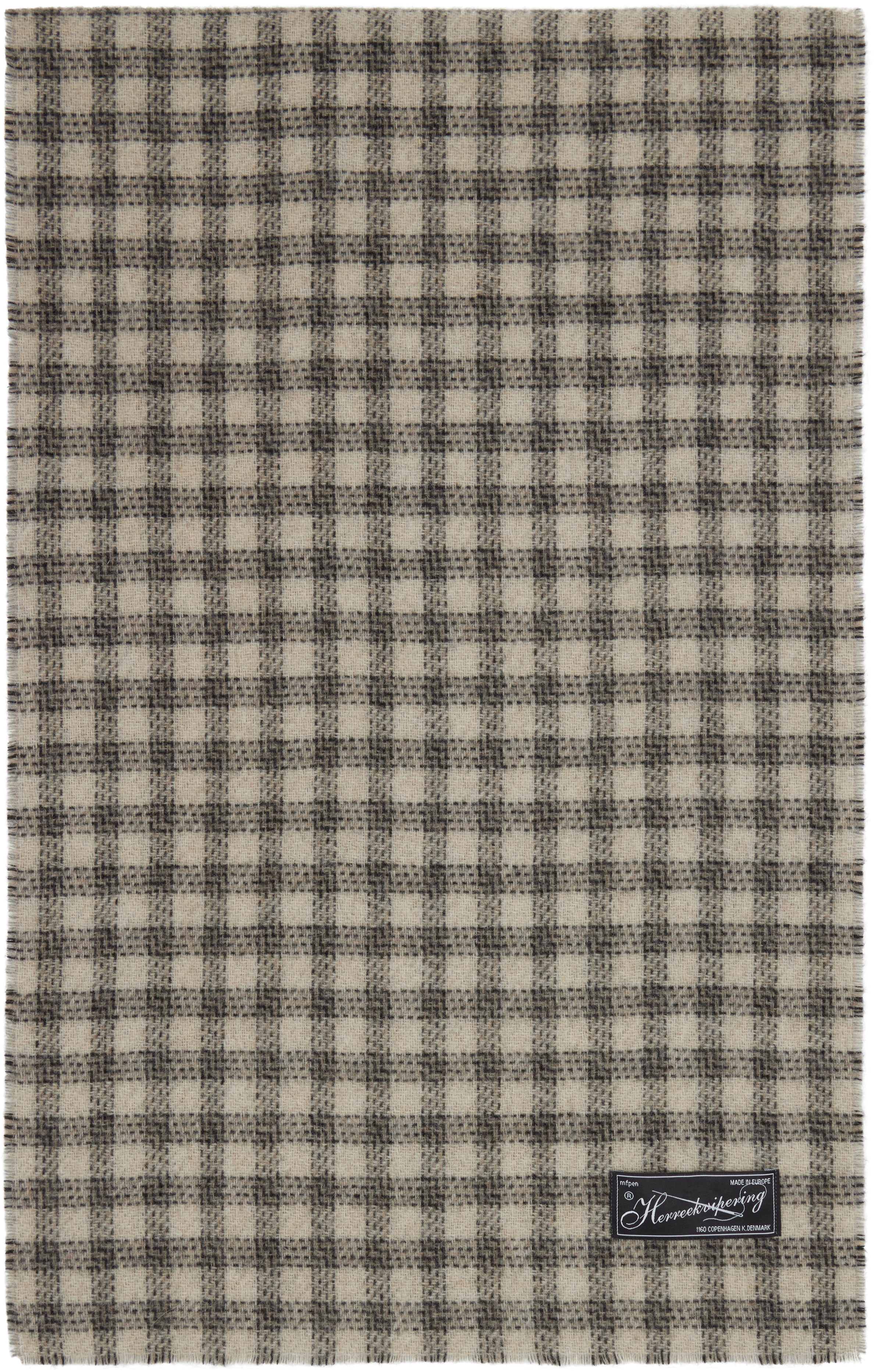 Mfpen Gray Wool Scarf