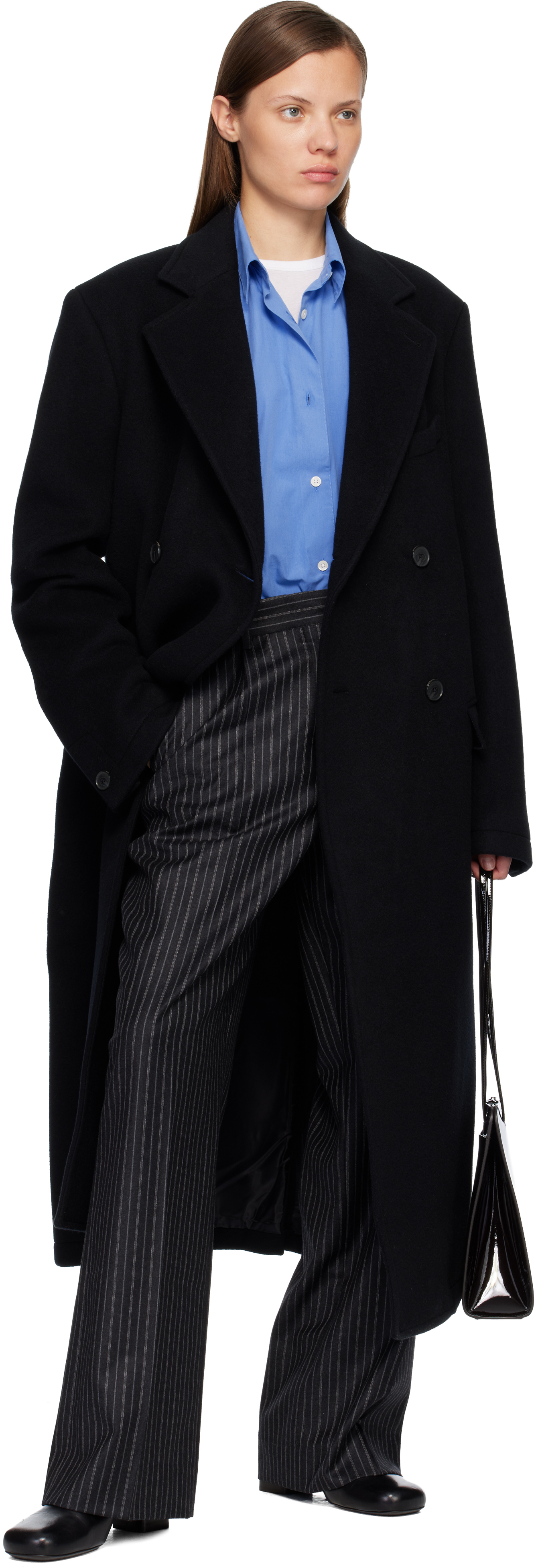 Mfpen Black Conference Coat In Black