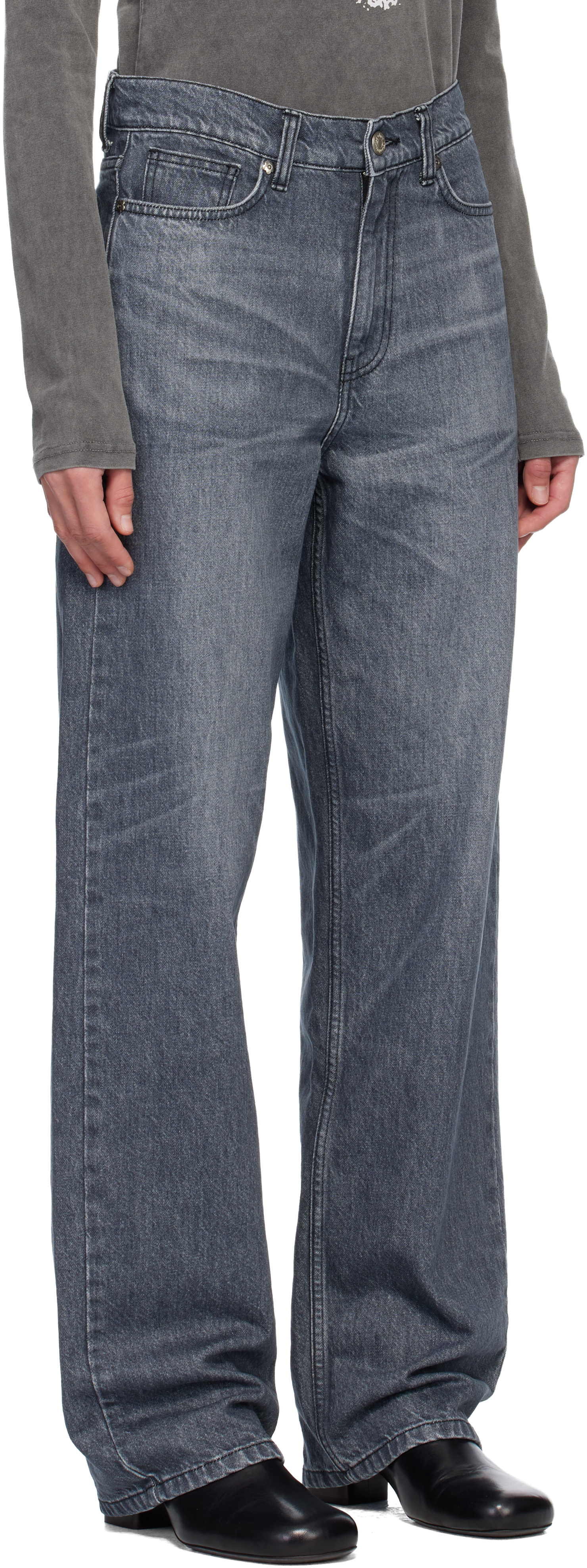 Mfpen Gray Frequent Jeans In Blue
