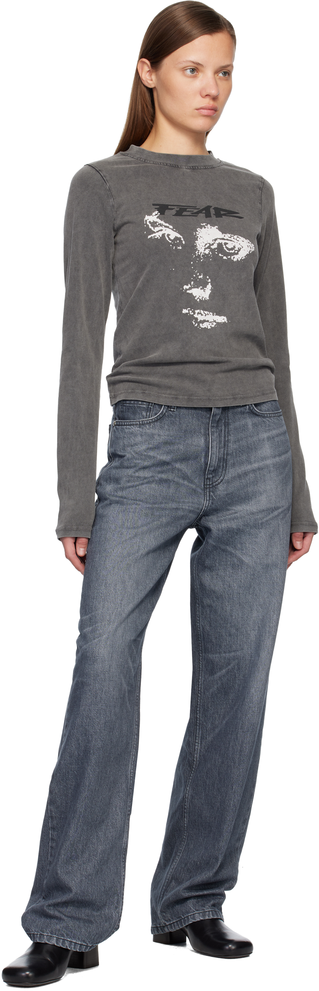Mfpen Gray Frequent Jeans In Blue