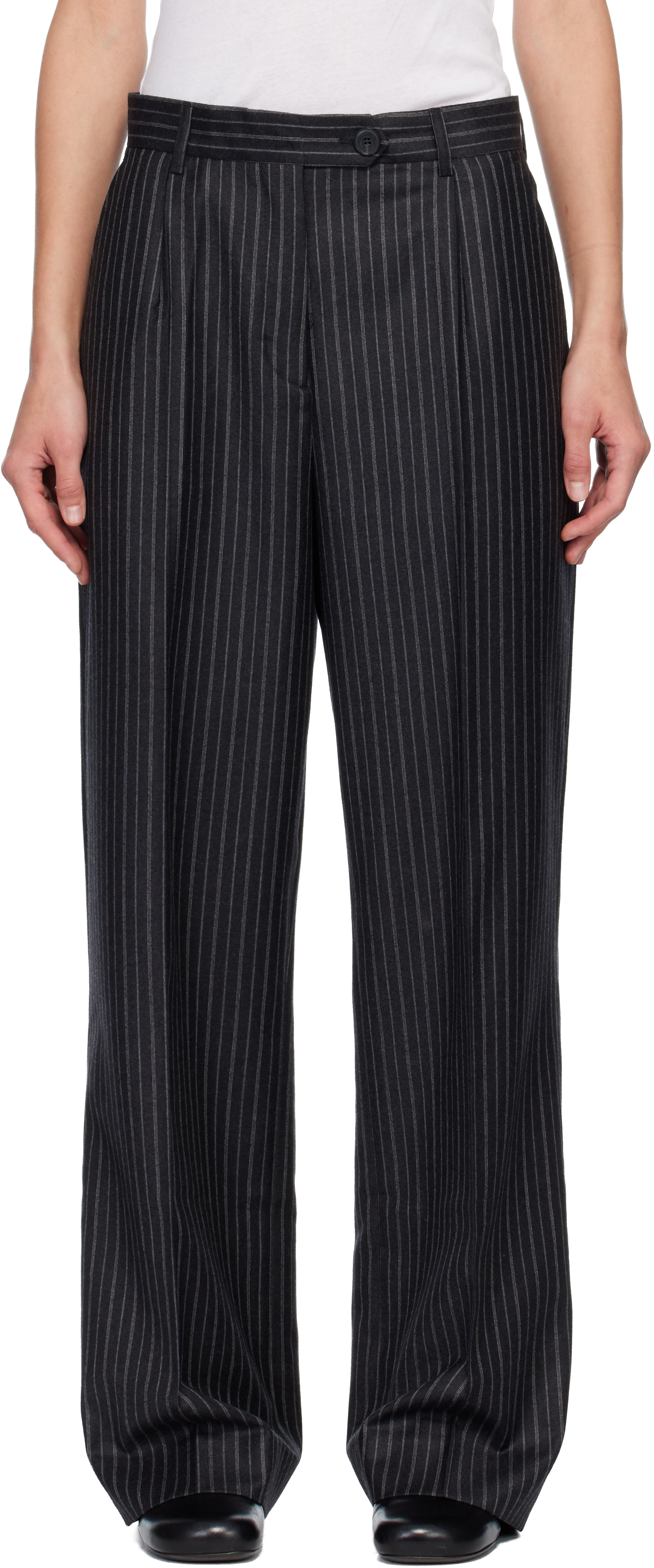 Mfpen Black Primary Trousers In Black