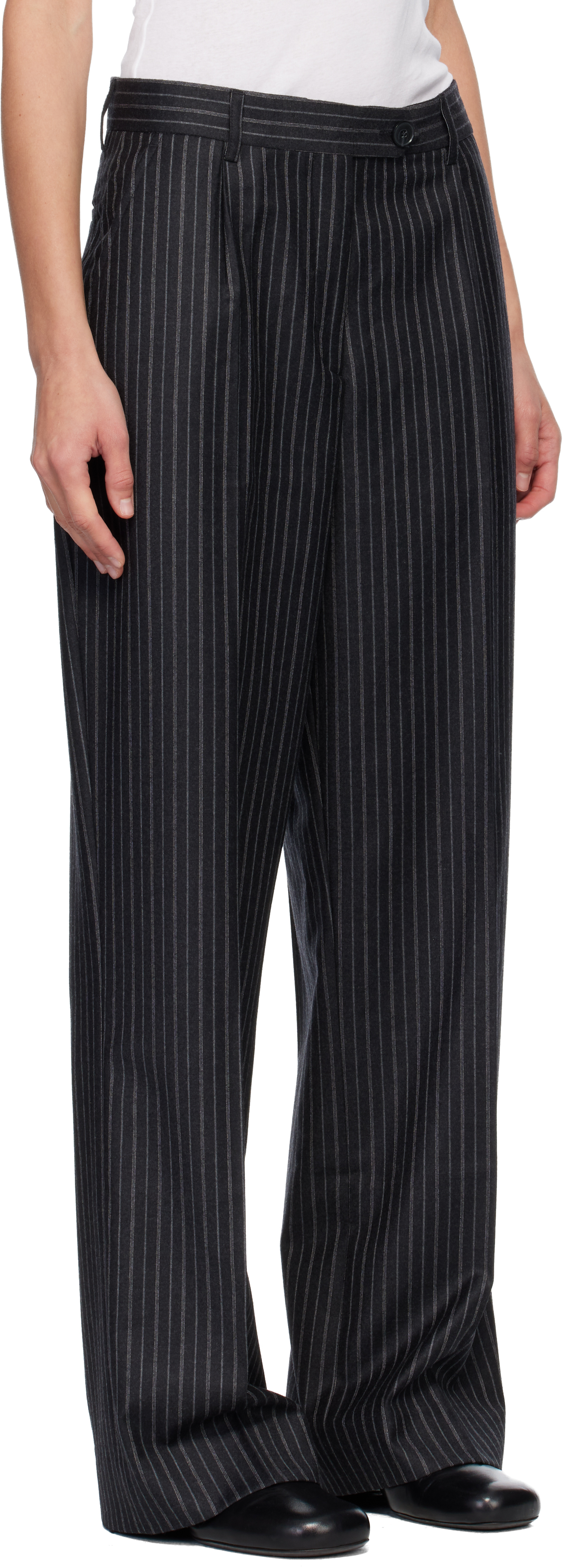 Mfpen Black Primary Trousers In Black