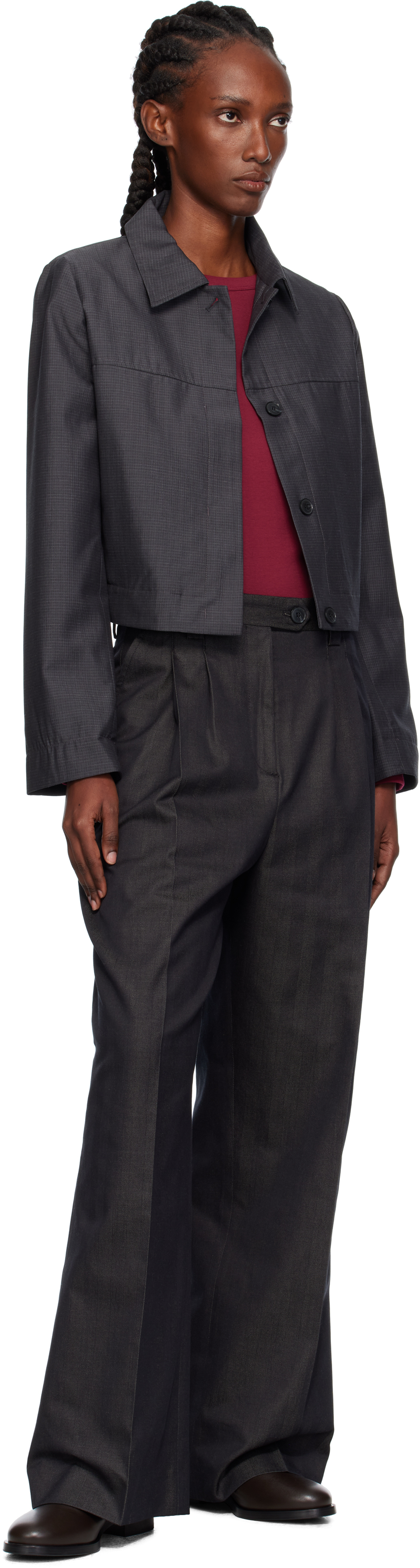 Mfpen Black Favorite Trousers In Gray