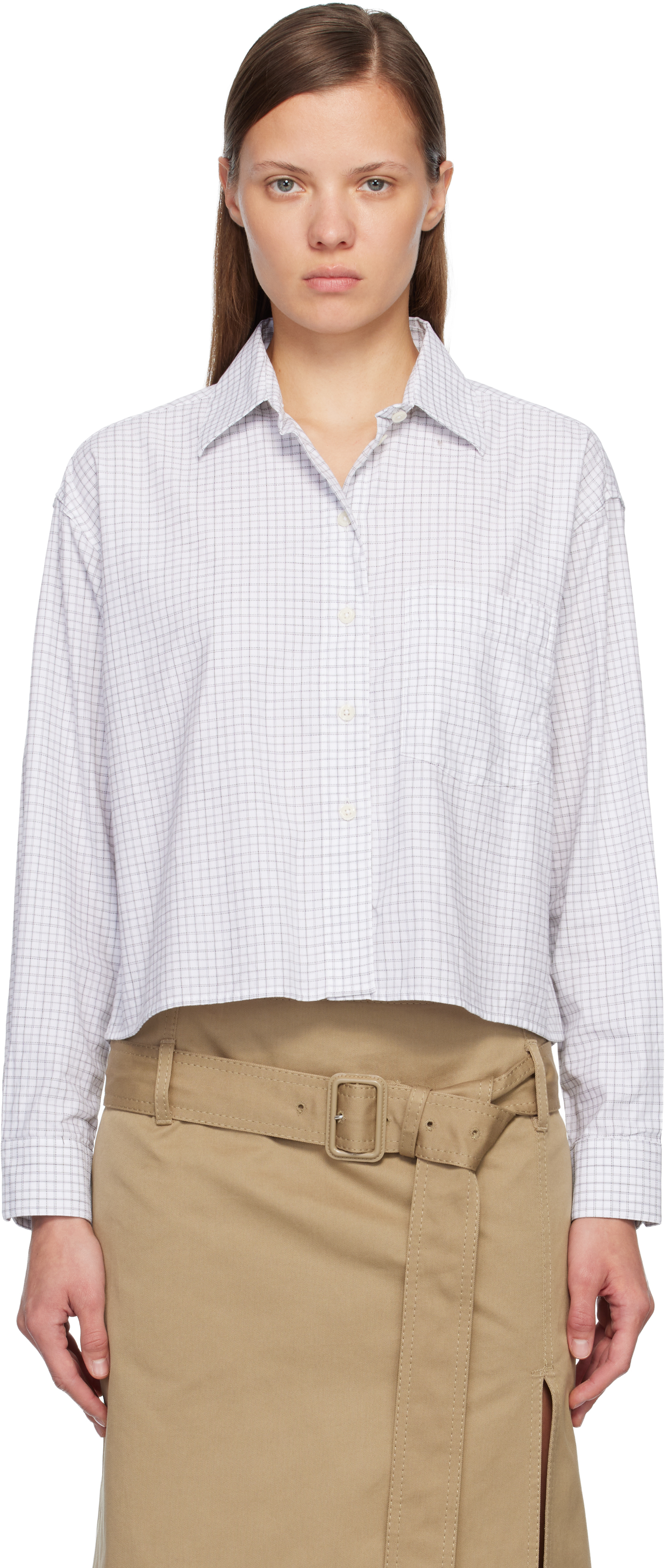 Mfpen White New Format Shirt In Blue