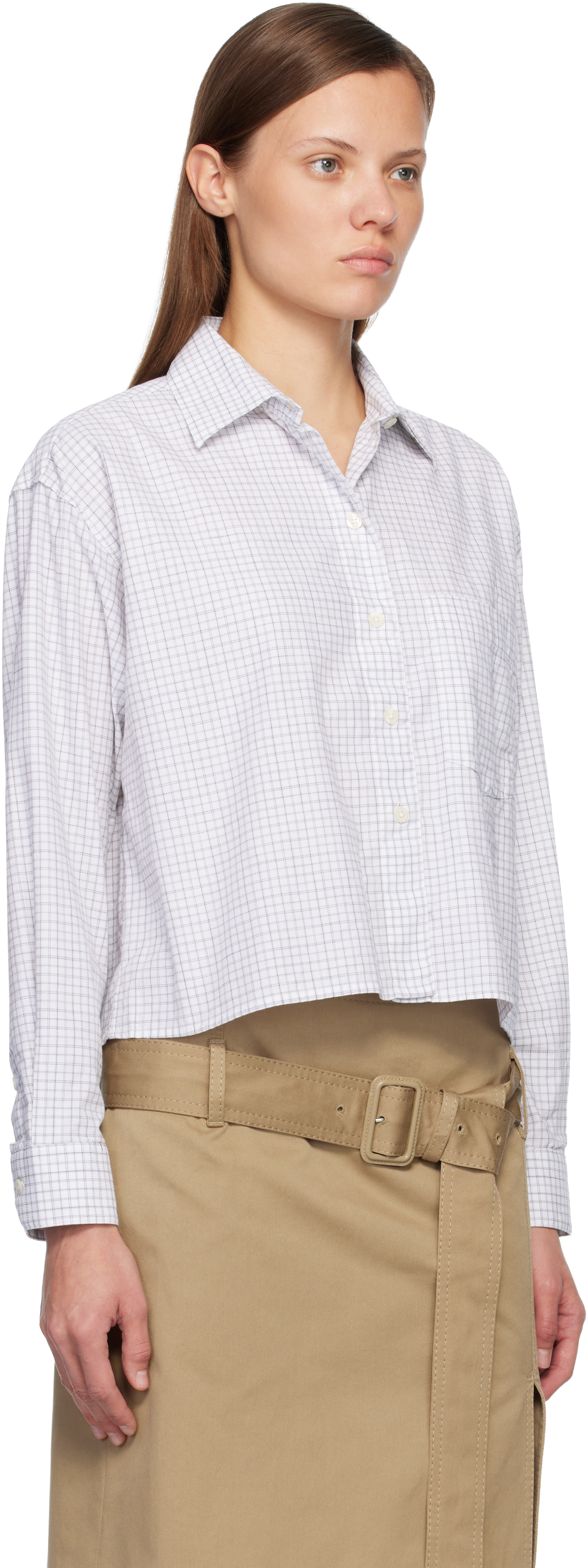 Mfpen White New Format Shirt In Blue