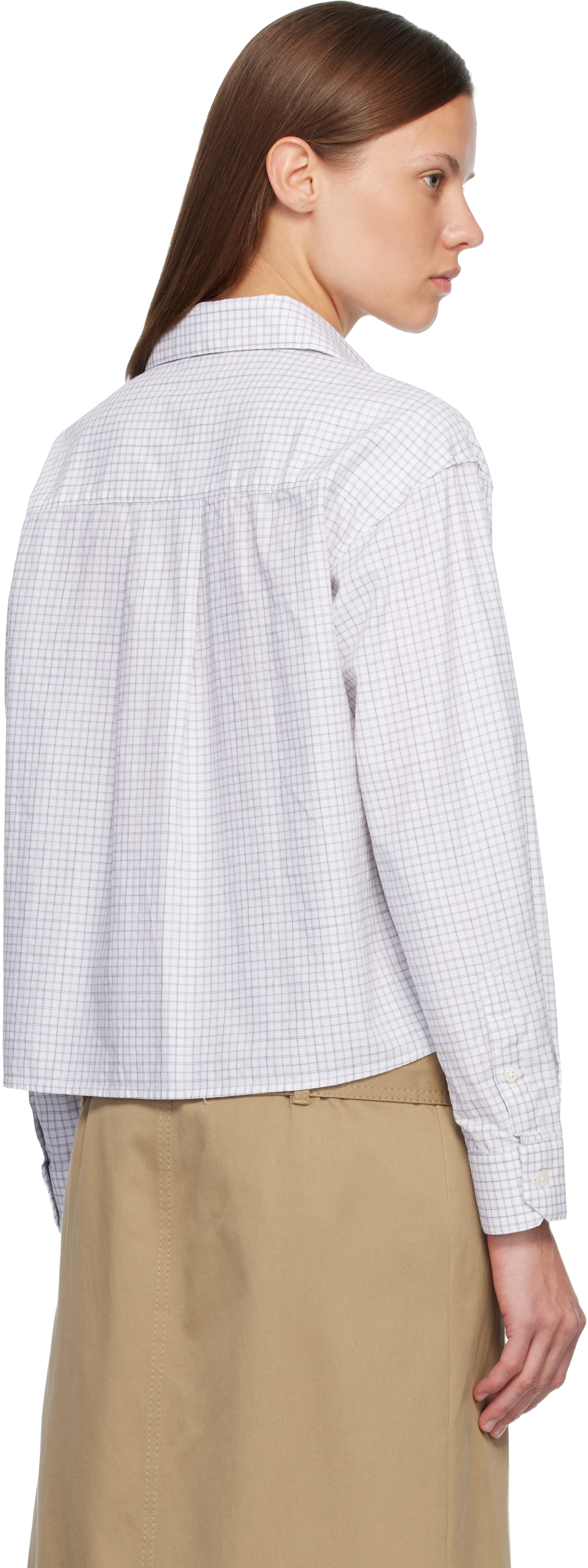 Mfpen White New Format Shirt In Blue