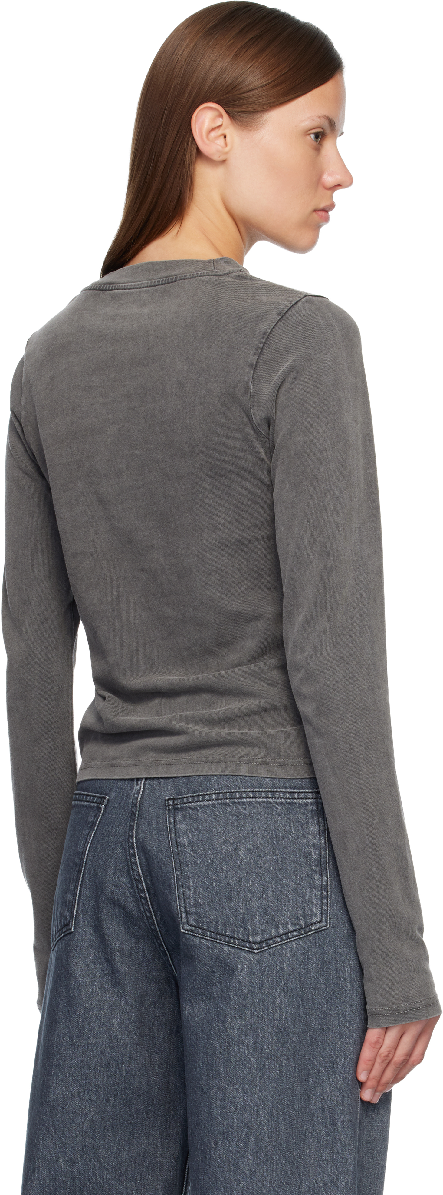 Mfpen Gray Merch Ls T-shirt In Gray