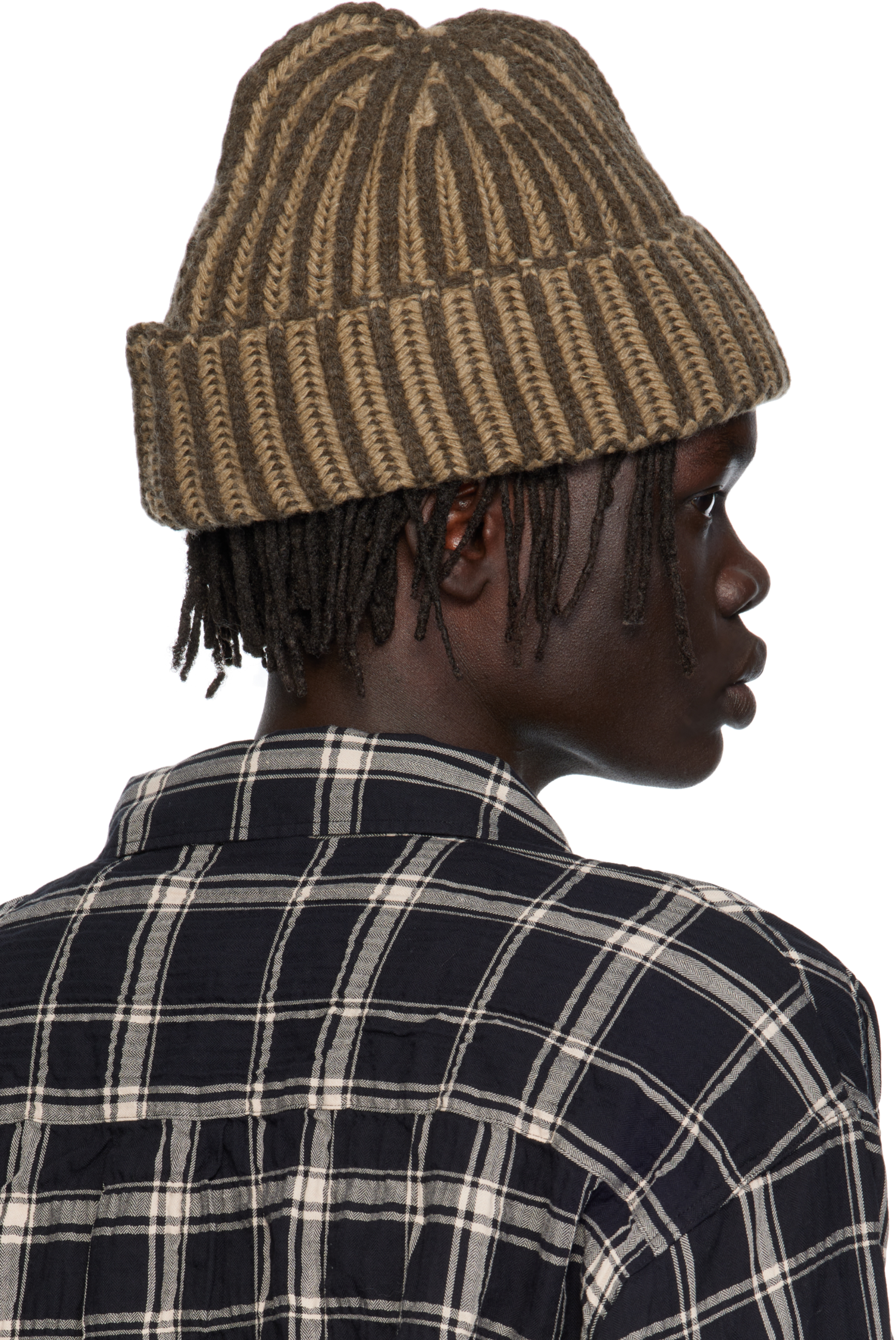 Mfpen Wool Beanie In Brown