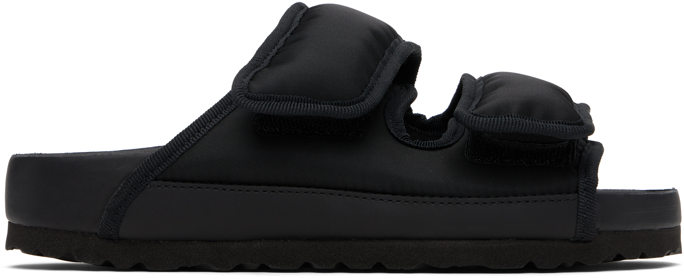 Birkenstock: ブラック 1774 Arizona Cosny ナロー サンダル Birkenstock: ブラック 1774 Arizona Cosny ナロー サンダル