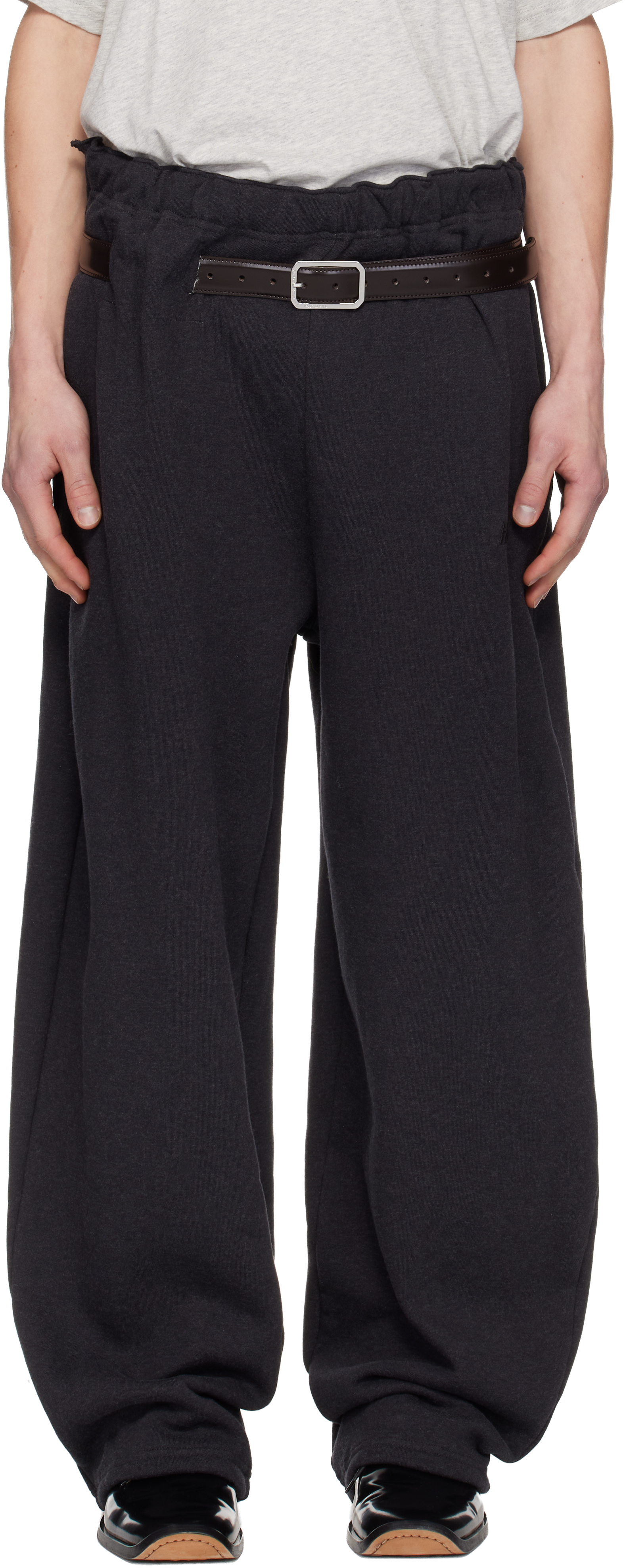 Black Provincia Track Pants by Magliano on Sale