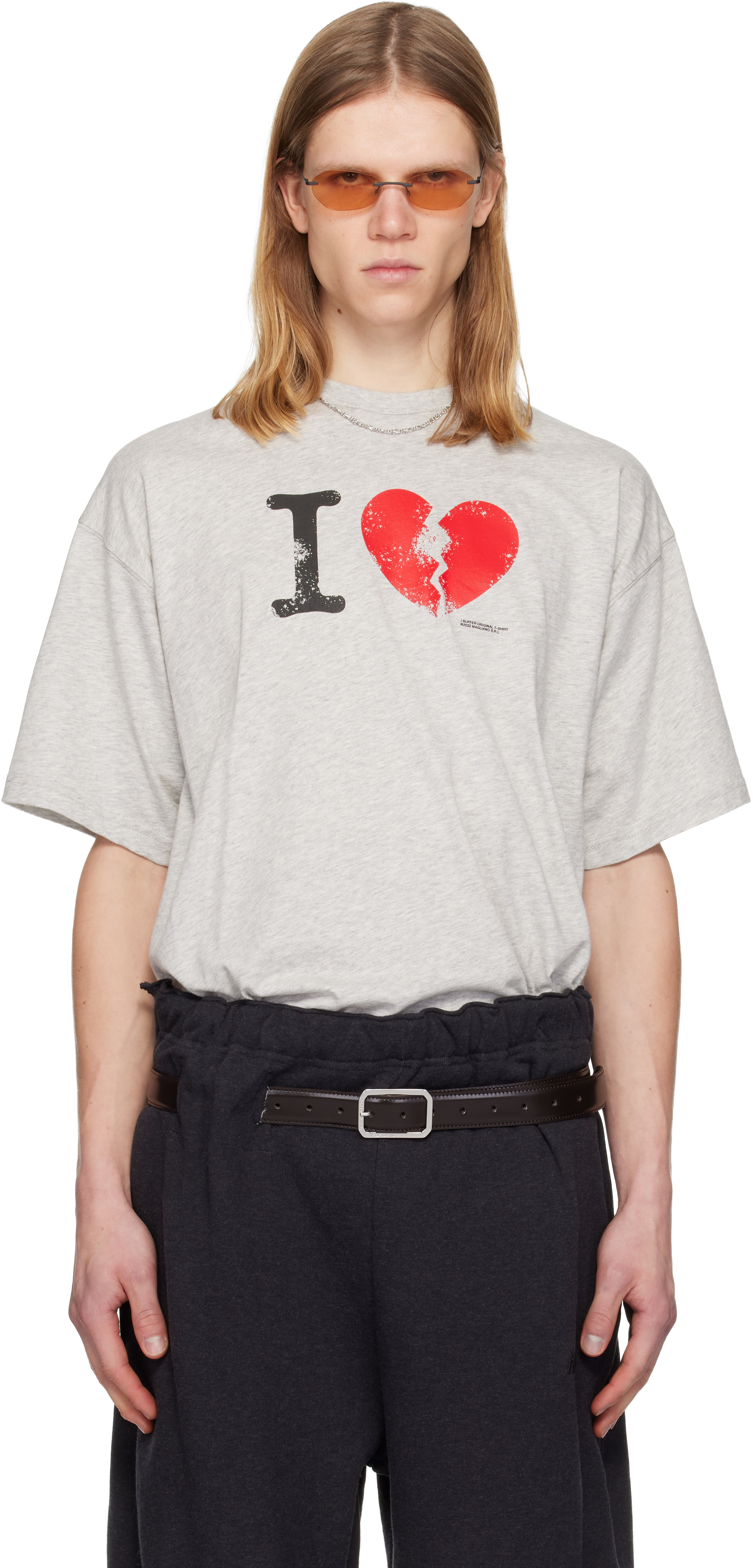 Maglianoのグレー 'I Suffer' Tシャツがセール中