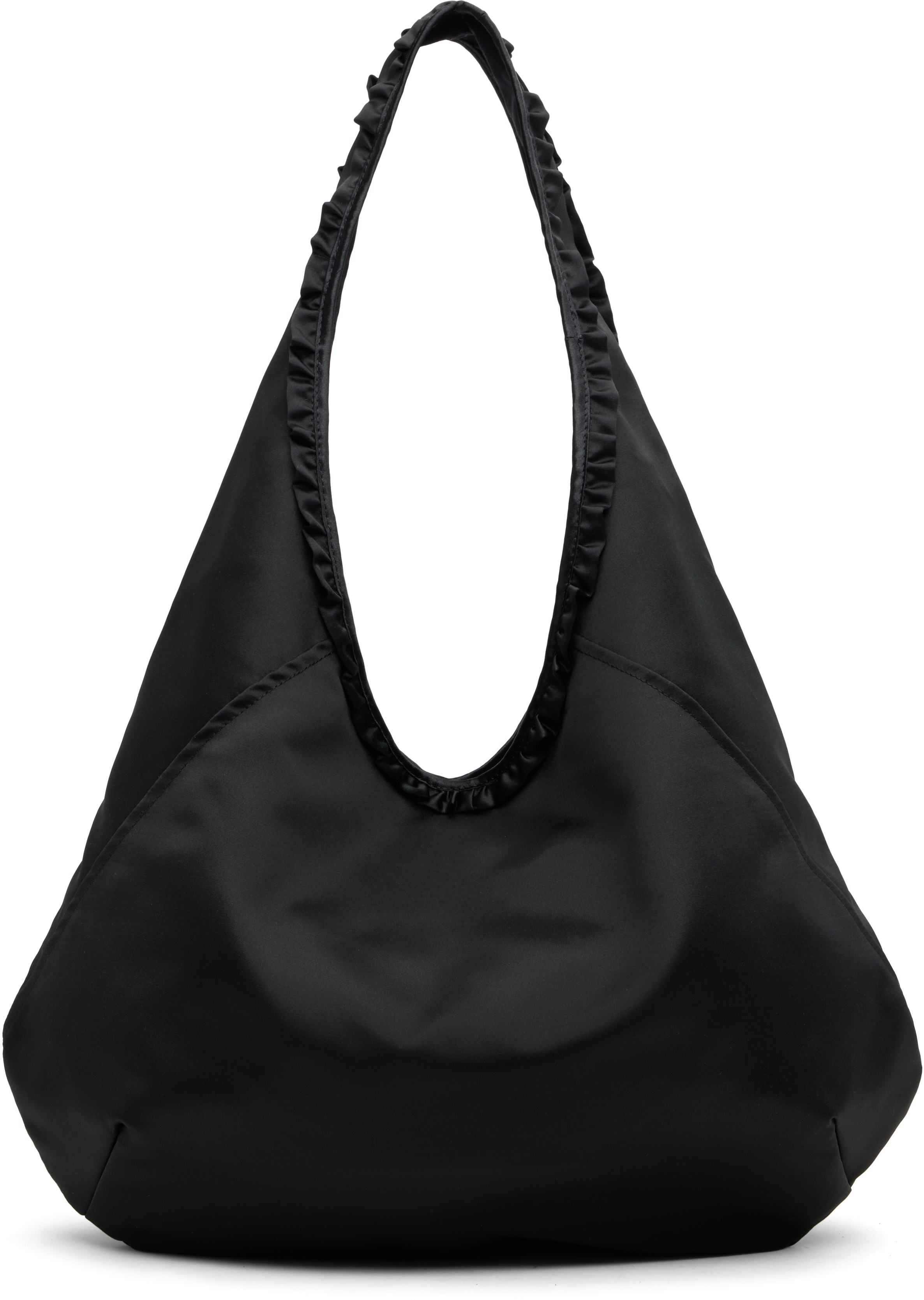 SSENSE Exclusive Black Ballerina Satin Bag