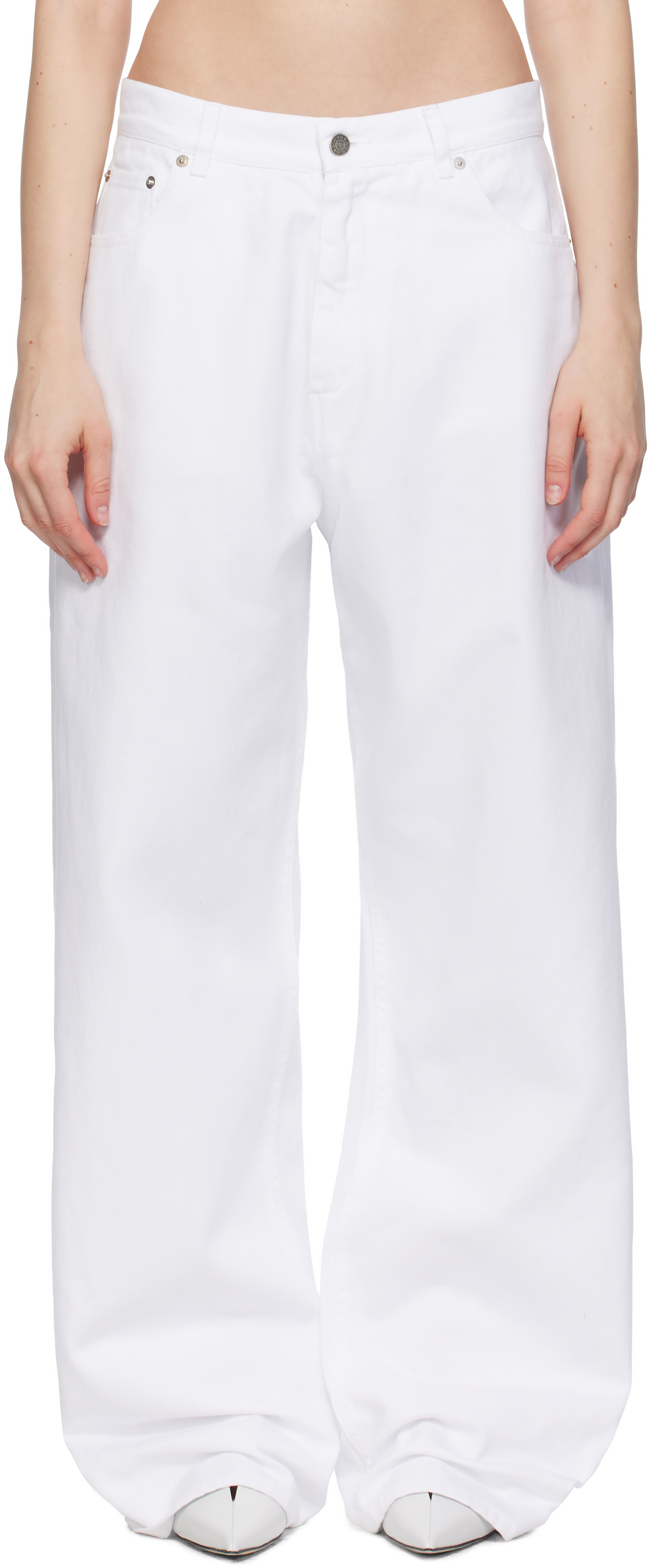 White Poster Jeans
