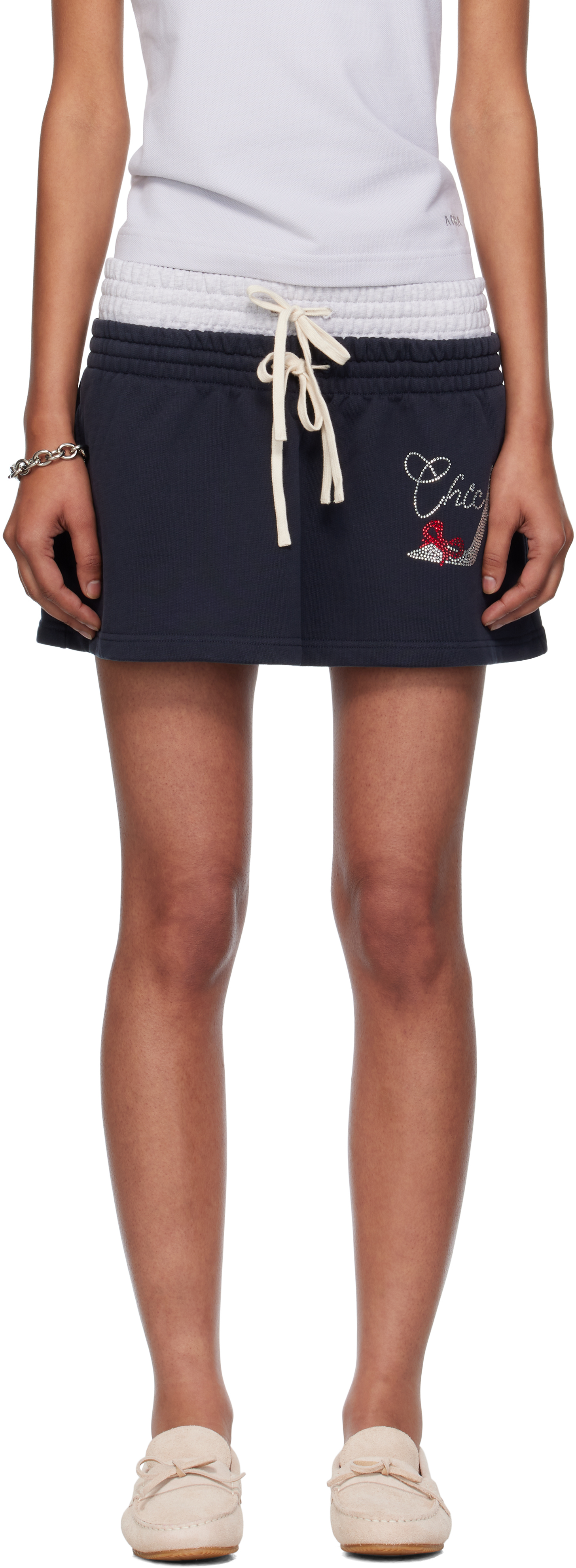 SSENSE Exclusive Navy Miniskirt
