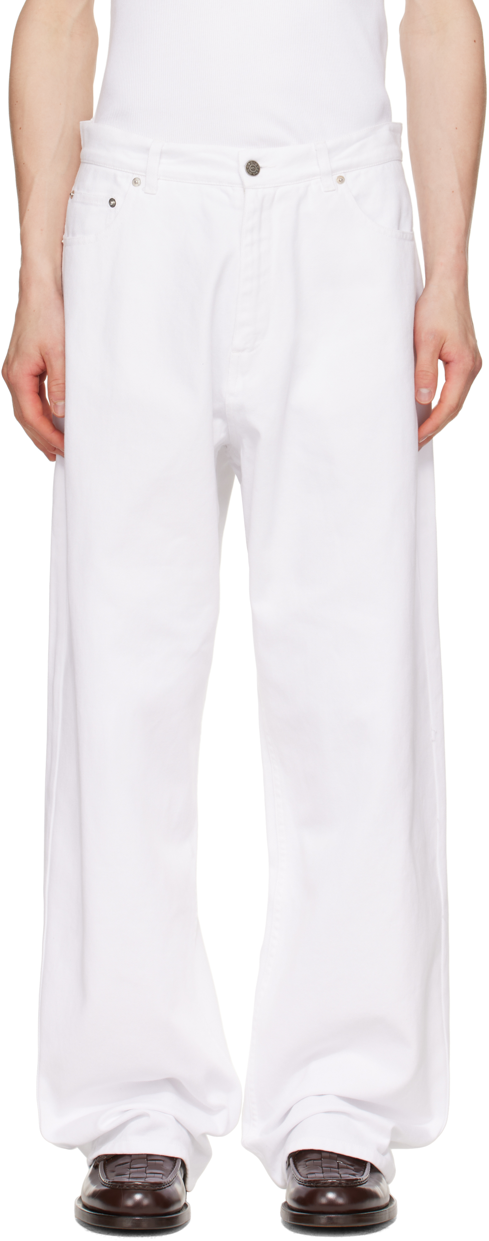White Poster Jeans