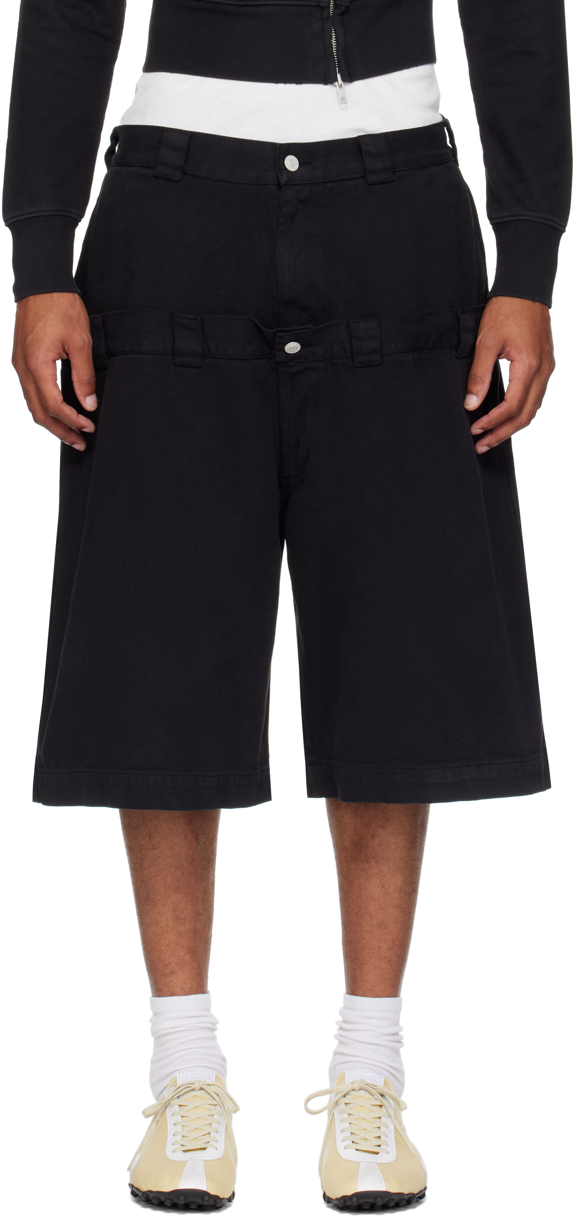 SSENSE Exclusive Black Double Shorts