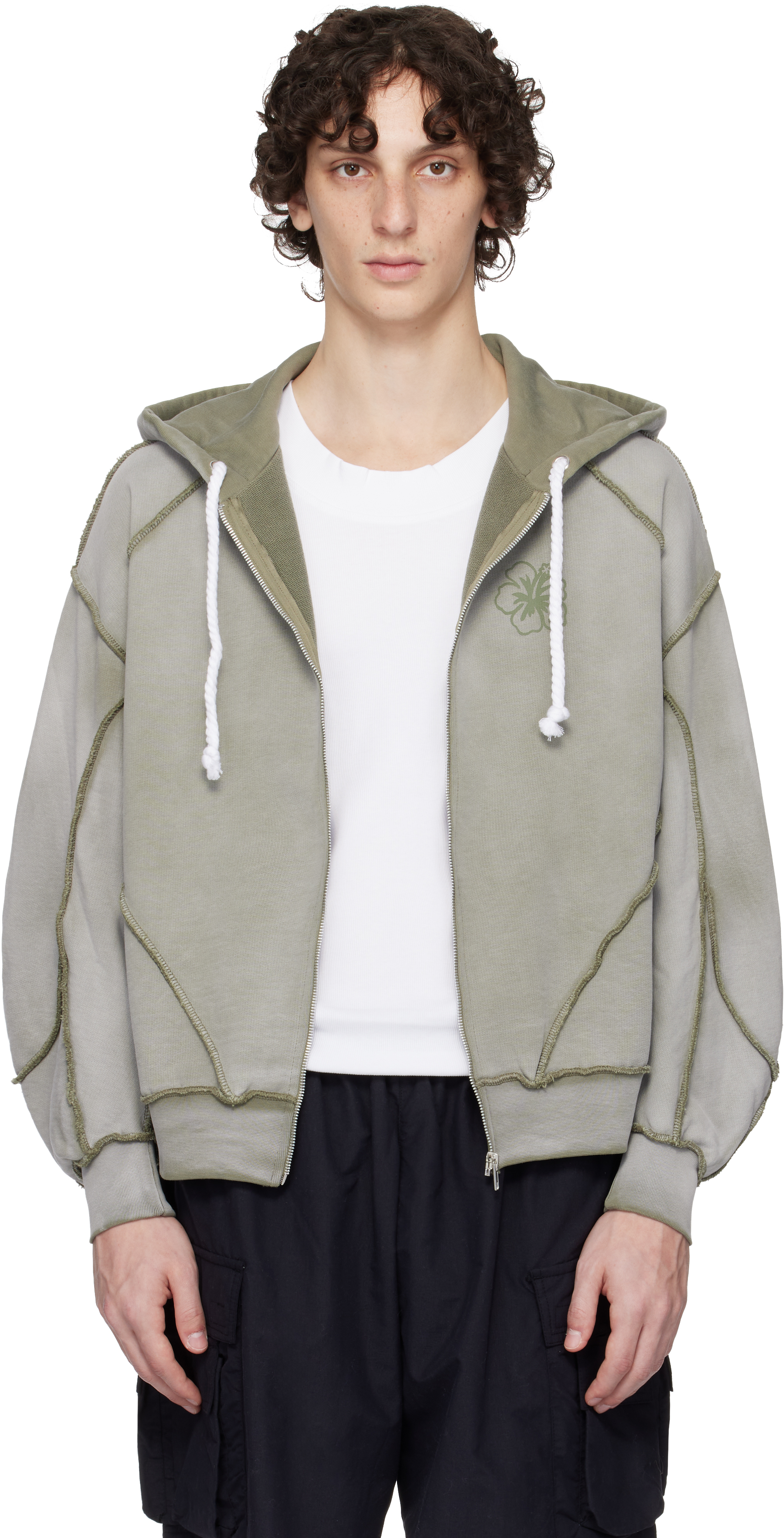 Gray Surf Hoodie