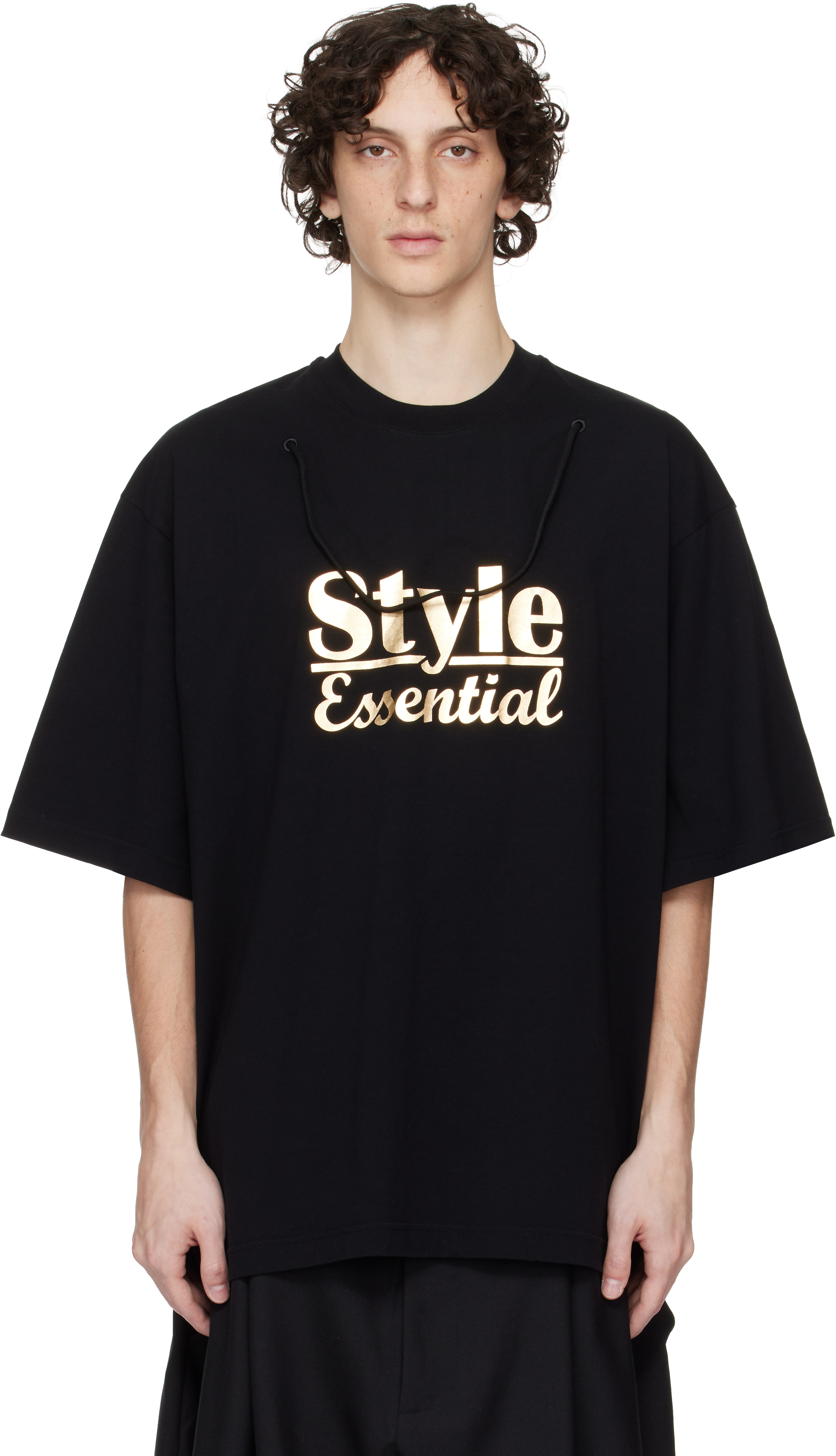 Black 'Style' T-shirt