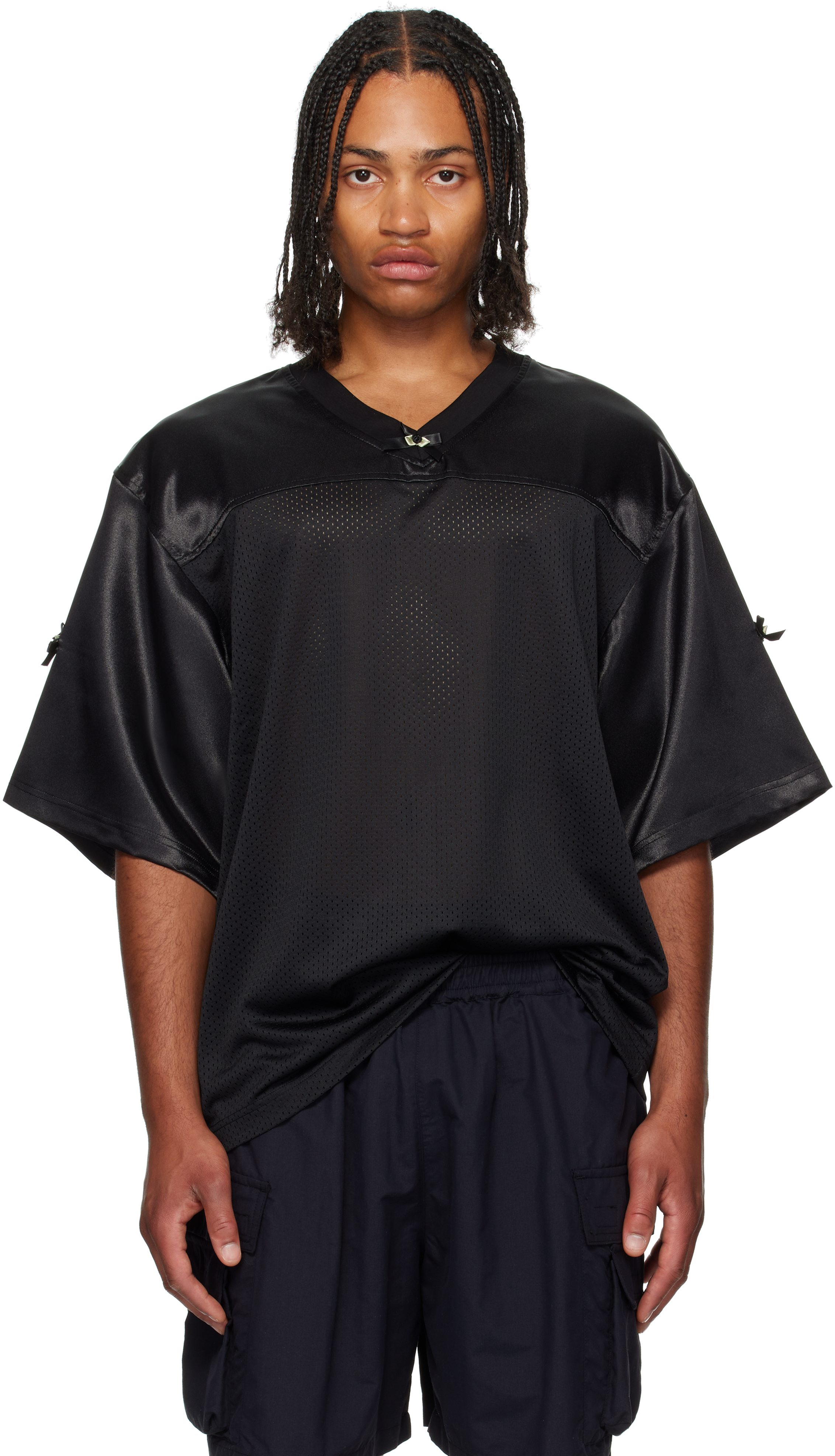 SSENSE Exclusive Black Basketball T-shirt