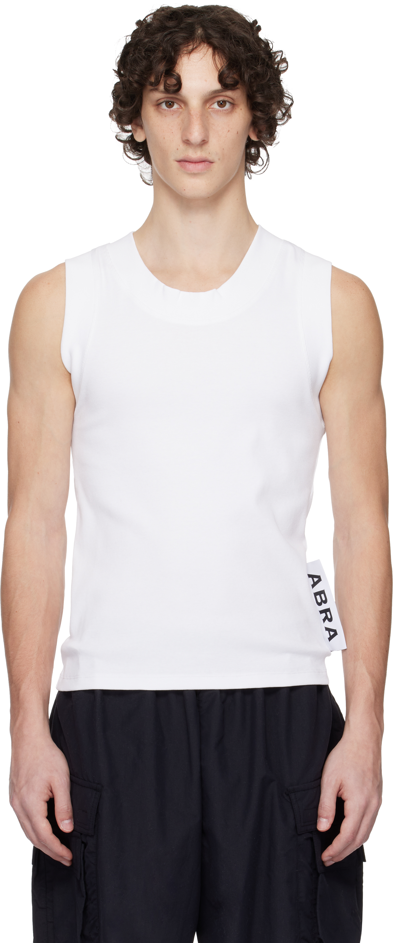 White Toy Tank Top