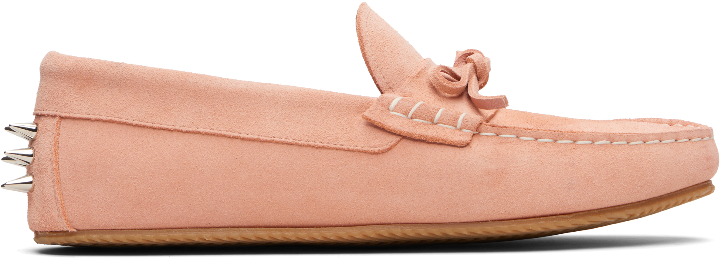 SSENSE Exclusive Beige Spike Loafers