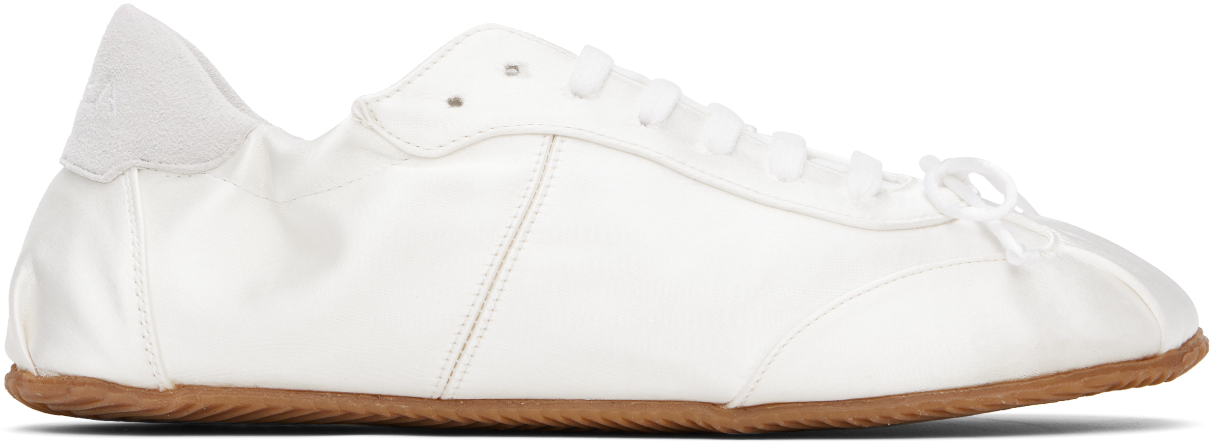ABRA WHITE BALLERINA SNEAKERS