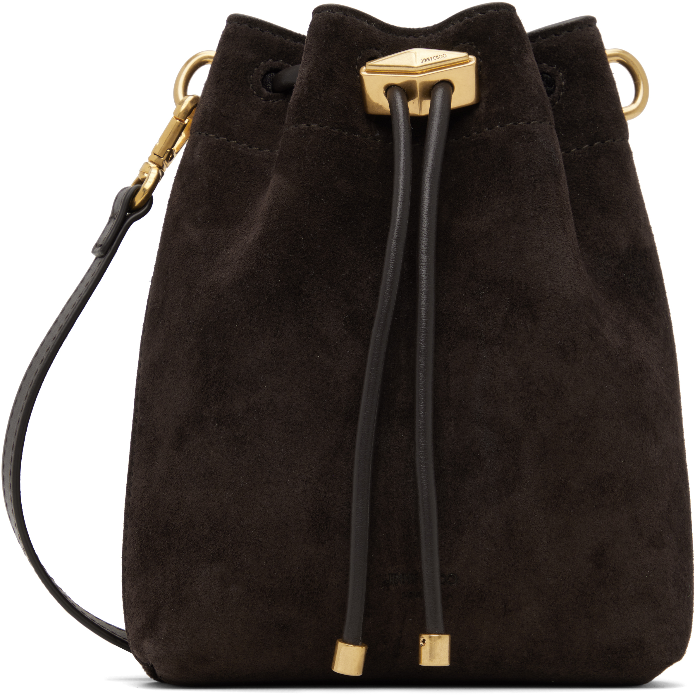 Jimmy Choo Brown Cinch Mini Bag