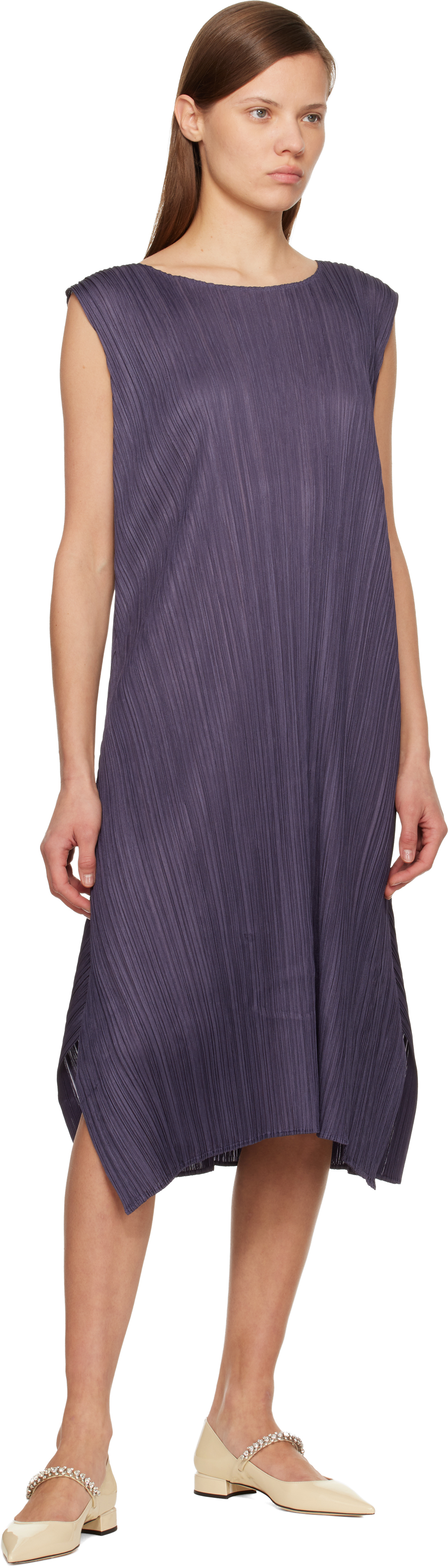 Jimmy Choo Off-white Bing Ballerina Flats In Animal Print