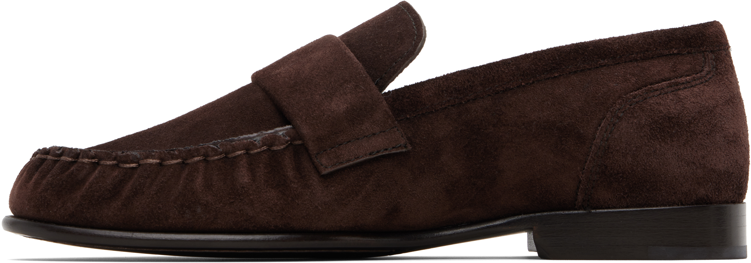 Jimmy Choo Brown Ellis Loafers In Brown