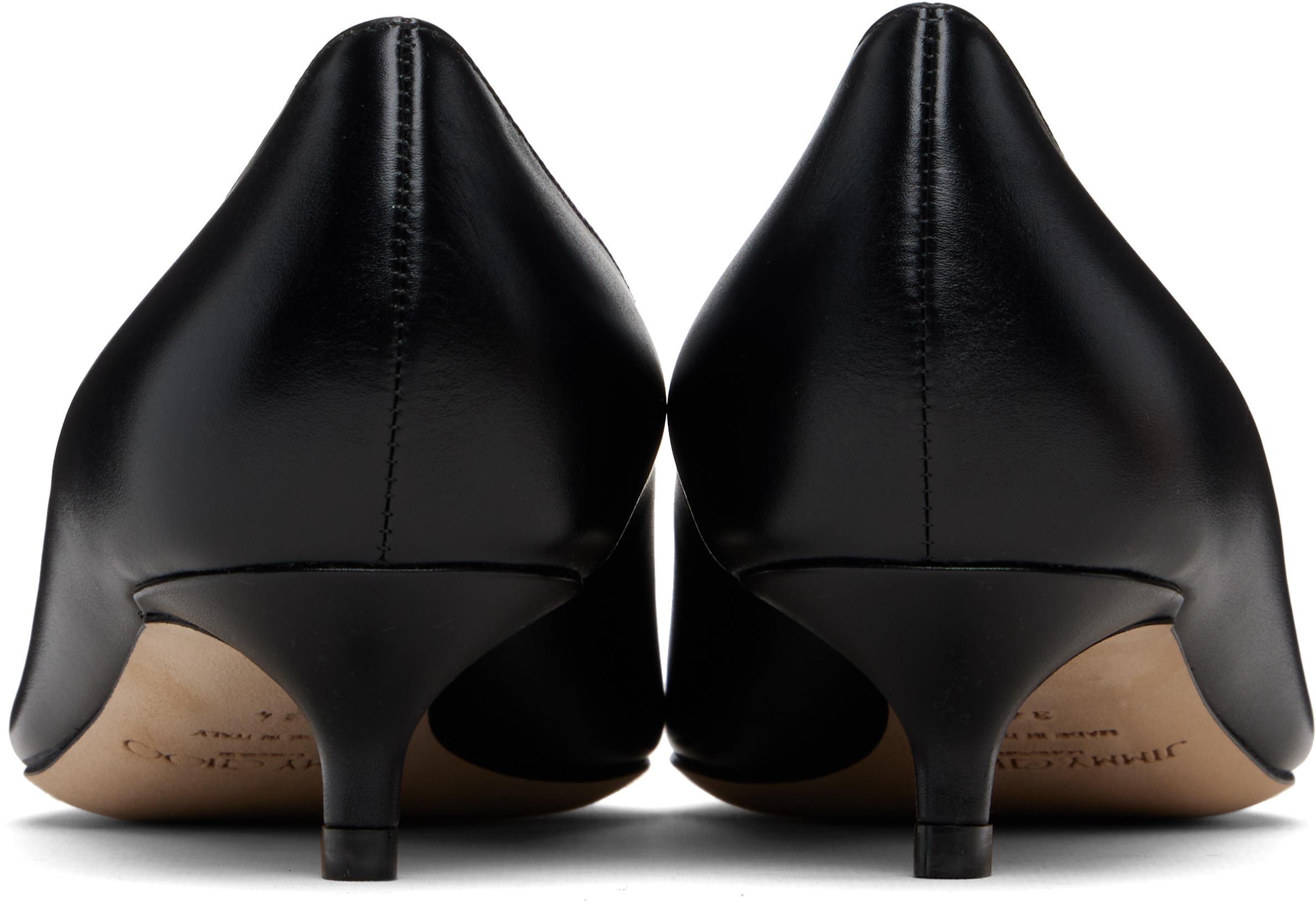 Jimmy Choo Black Amelia Heels In Black