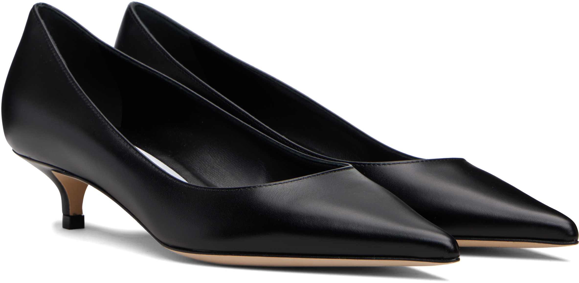 Jimmy Choo Black Amelia Heels In Black