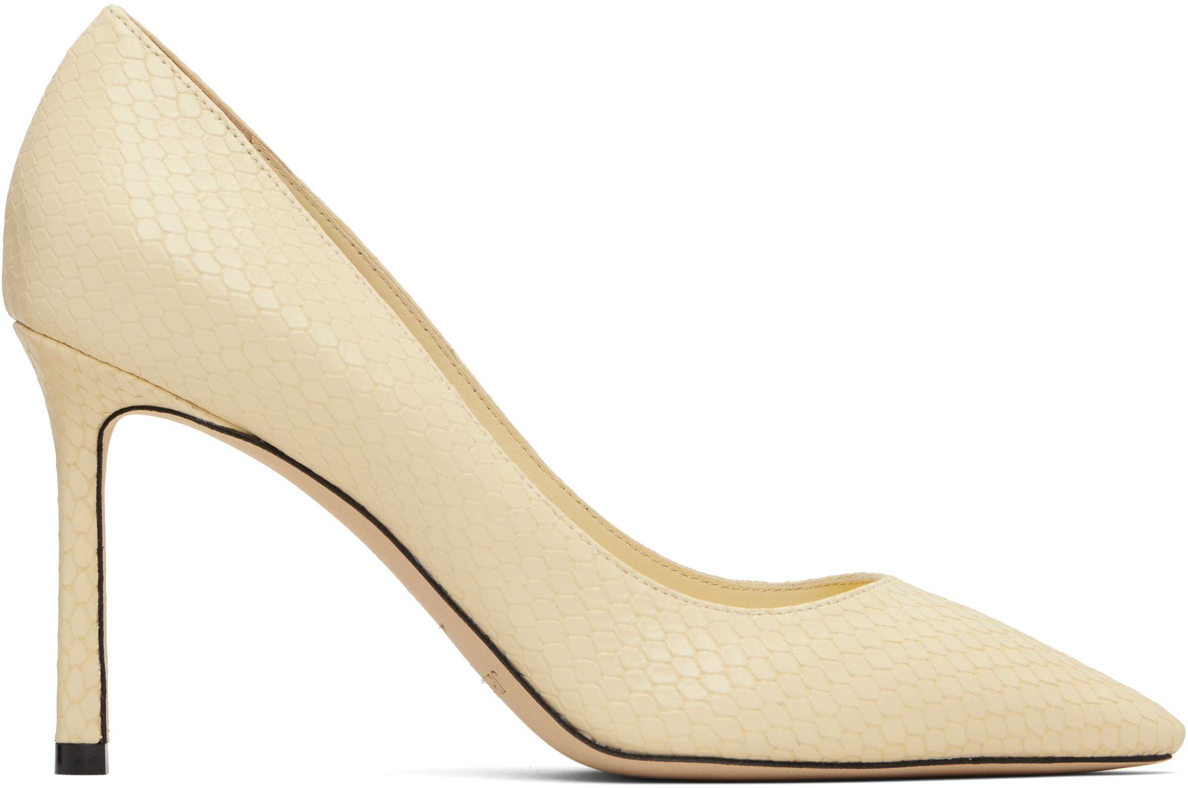 Jimmy Chooのオフホワイト Romy 85 ヒールがセール中