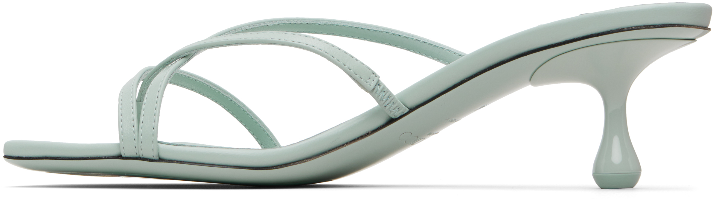 Jimmy Choo Blue Etana 50 Heeled Sandals In Blue