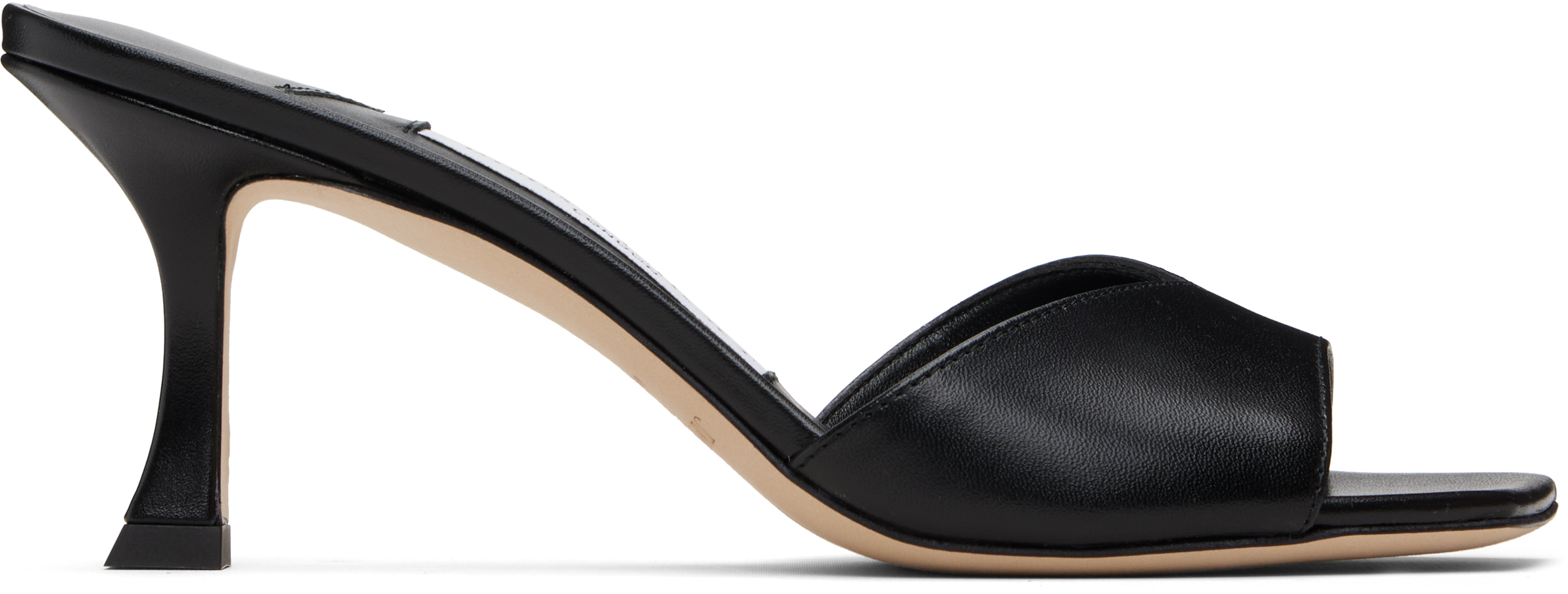 Jimmy Choo Black Skye 70 Heeled Sandals In Multi