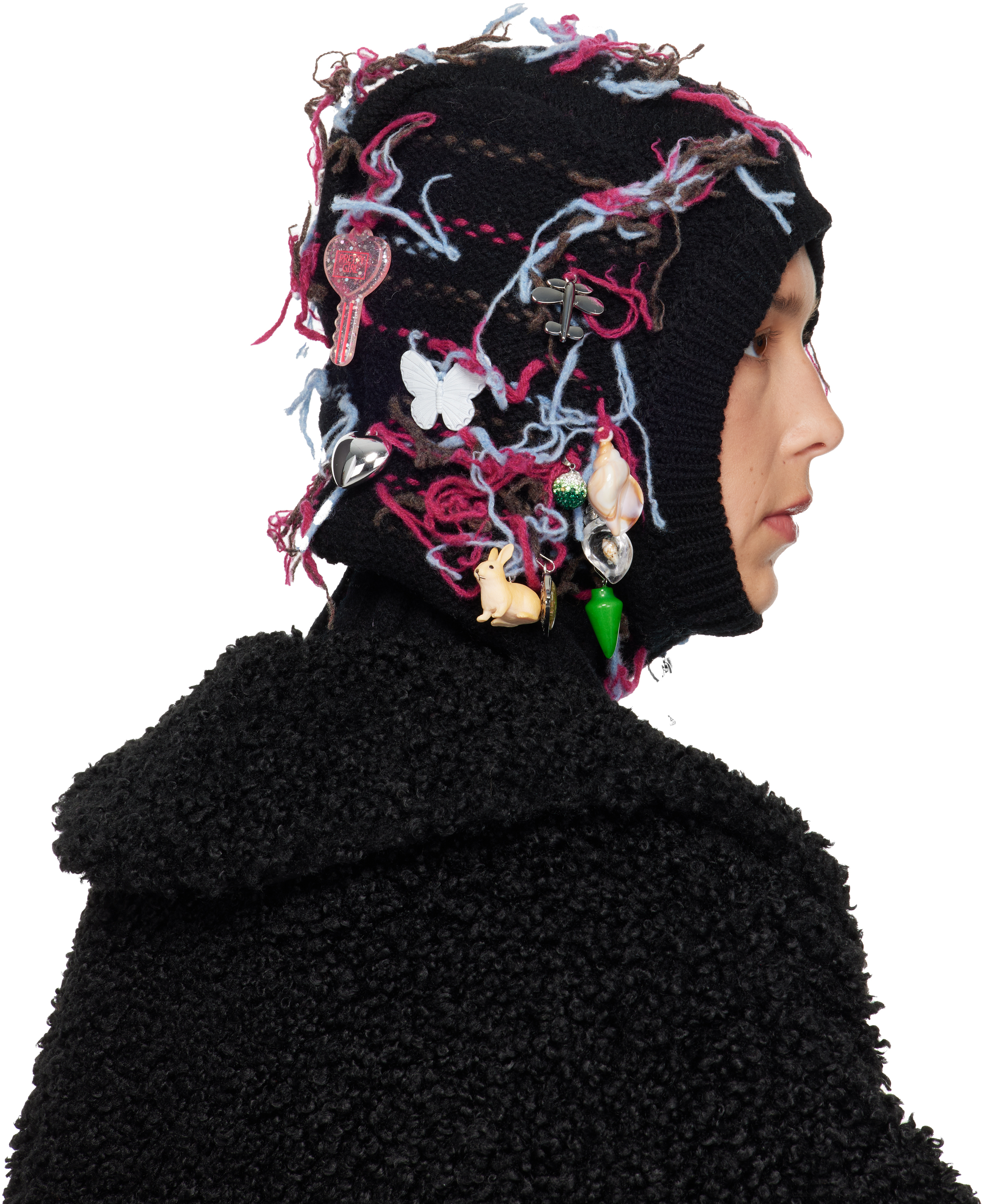 Chopova Lowena Red Bow Beanie | Smart Closet