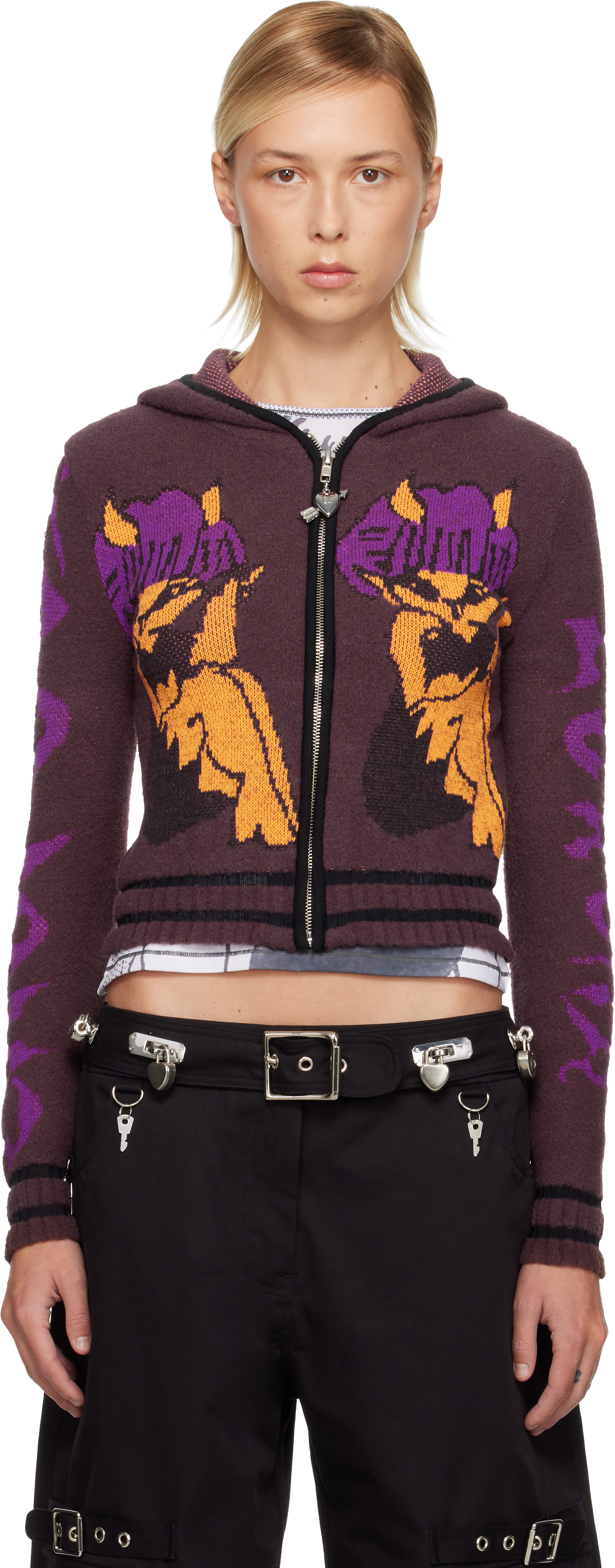 chopova lowena フーディー CHOPOVA LOWENA-CL TEDDY BEAR HOODIE - VISITFOR