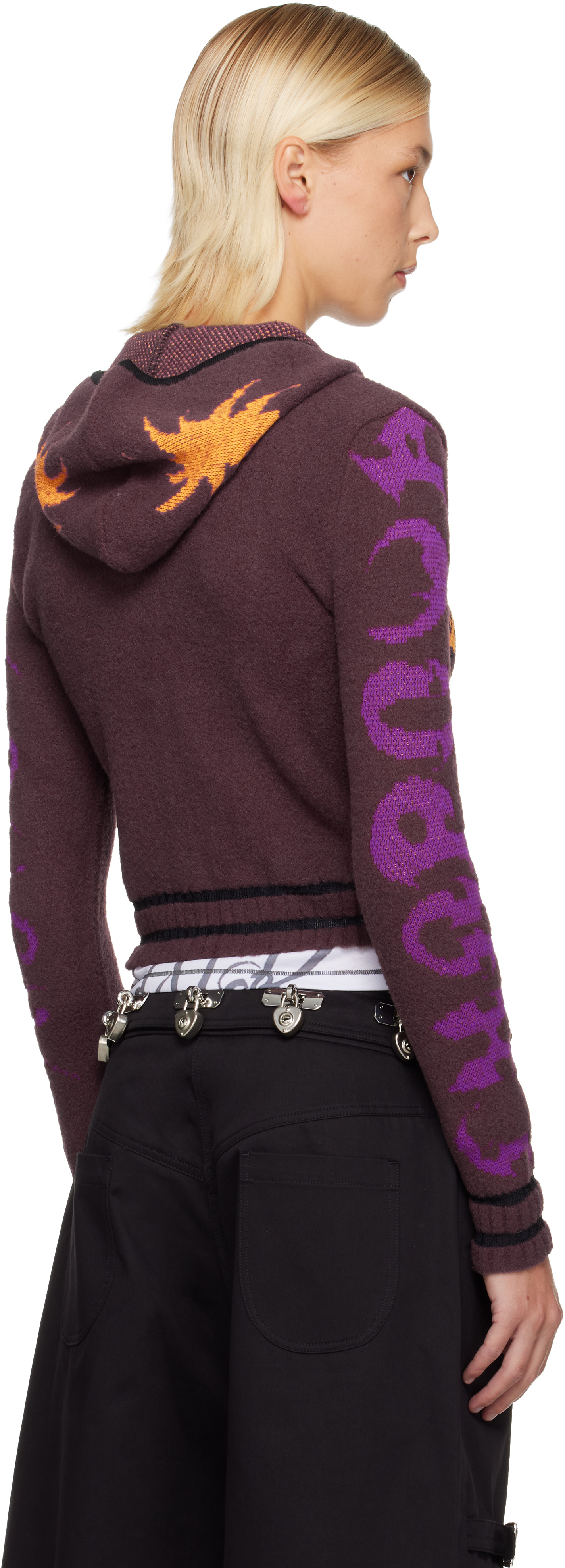 Chopova Lowena Brown Tammie Jo Hoodie In Multi