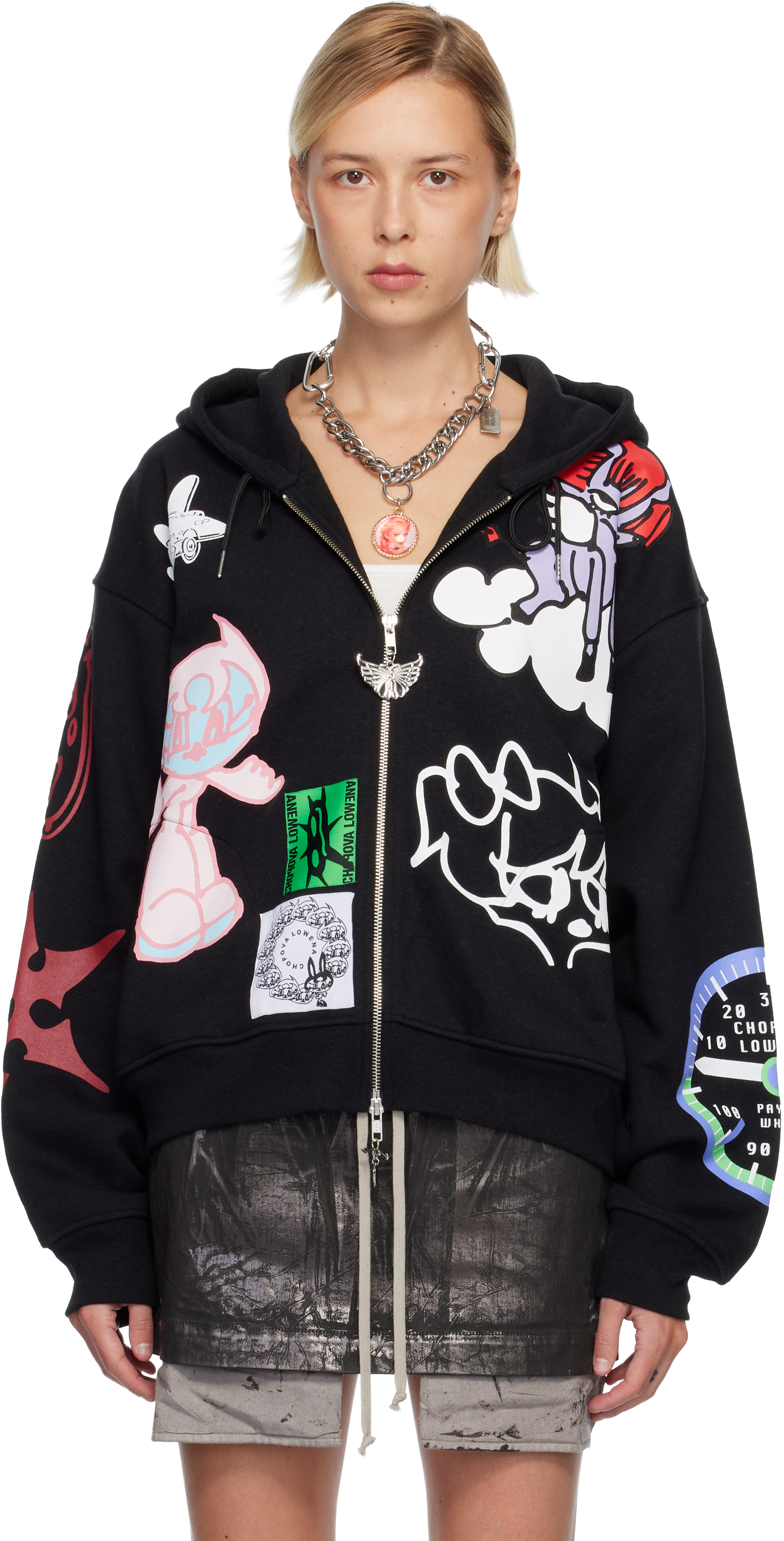 chopova lowena フーディー CHOPOVA LOWENA-CL TEDDY BEAR HOODIE - VISITFOR