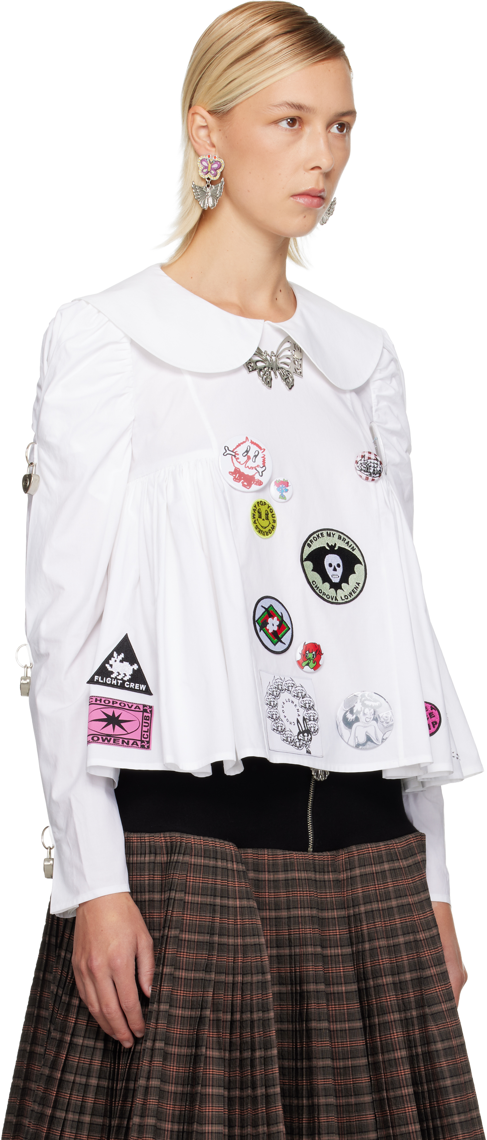 Chopova Lowena Alibi Blouse In White