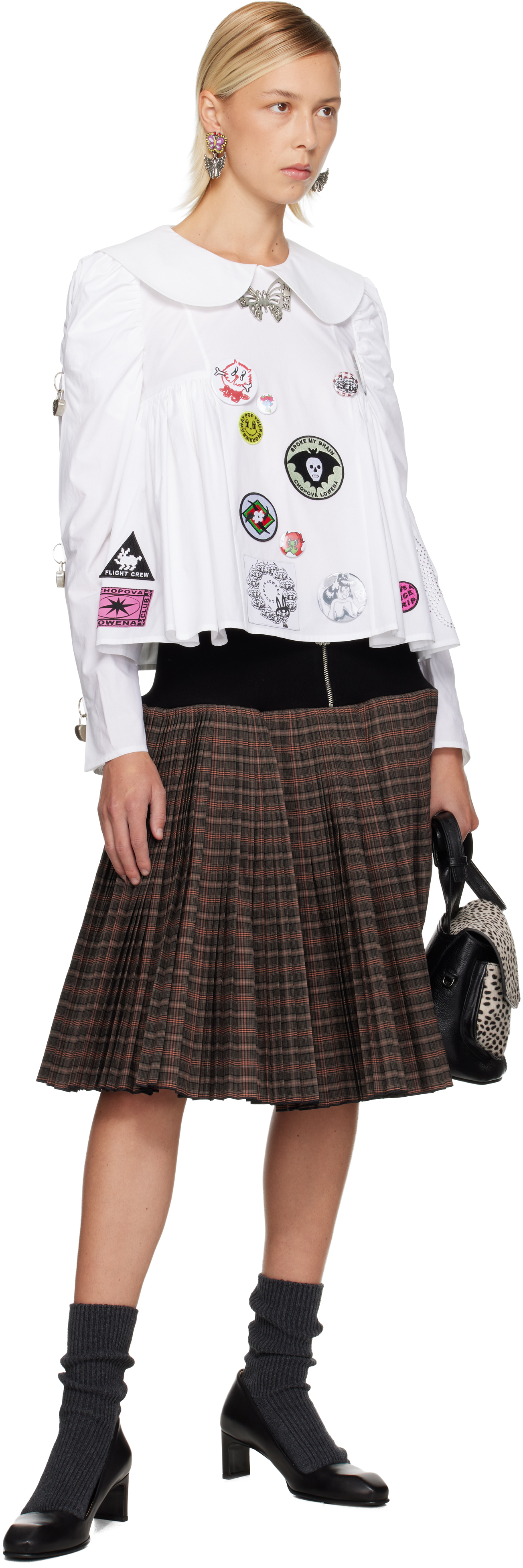 Chopova Lowena Alibi Blouse In White