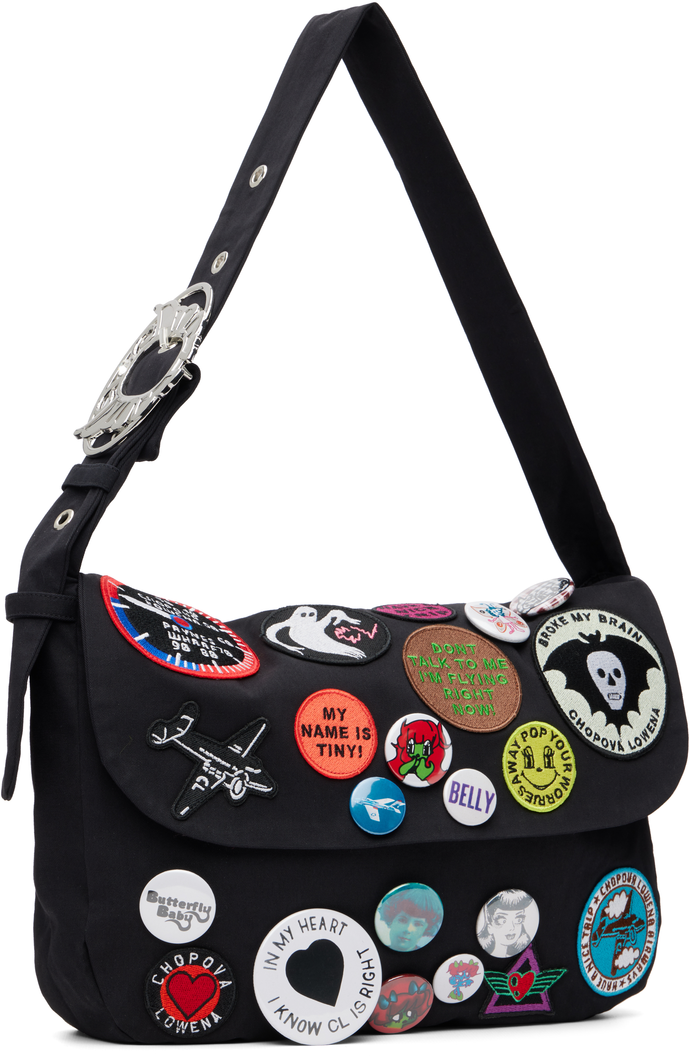 Chopova Lowena Black Wicko Bag In Black