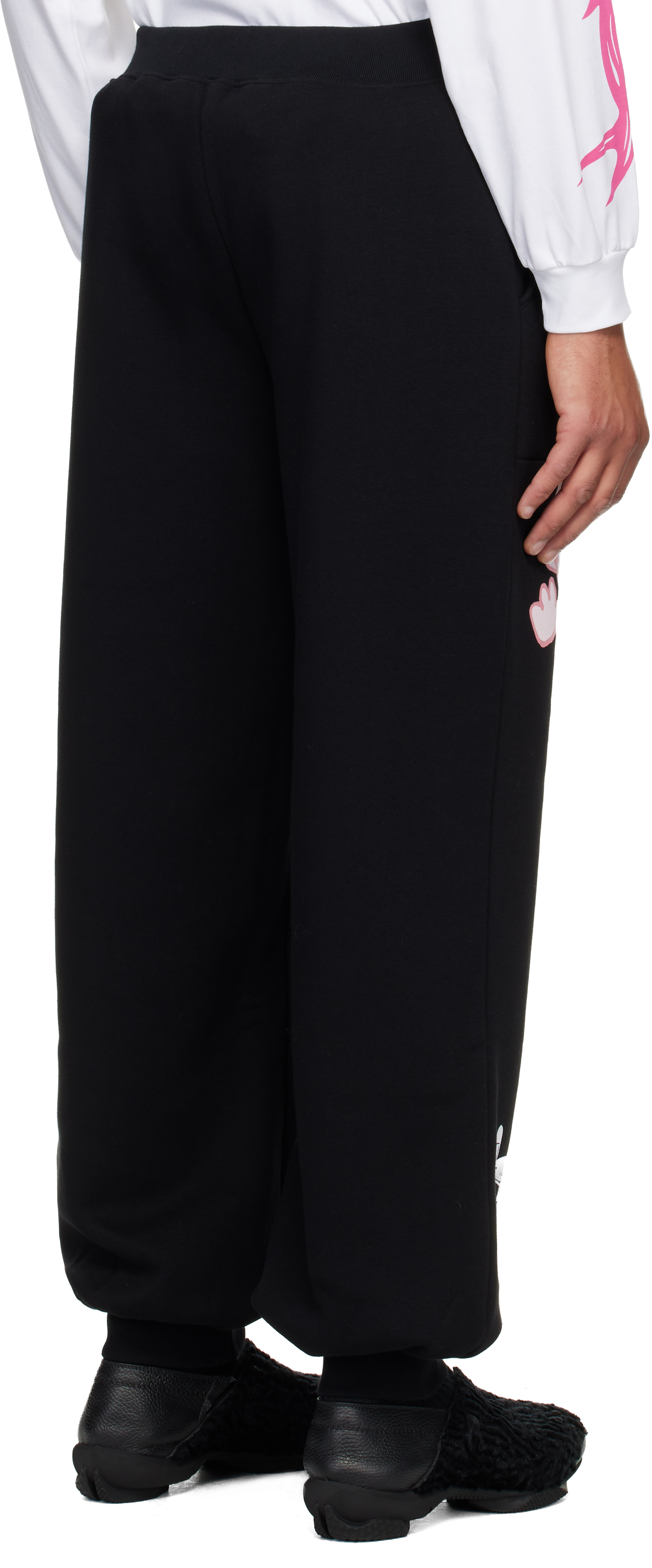 Chopova Lowena Black Flying High Sweatpants In Black