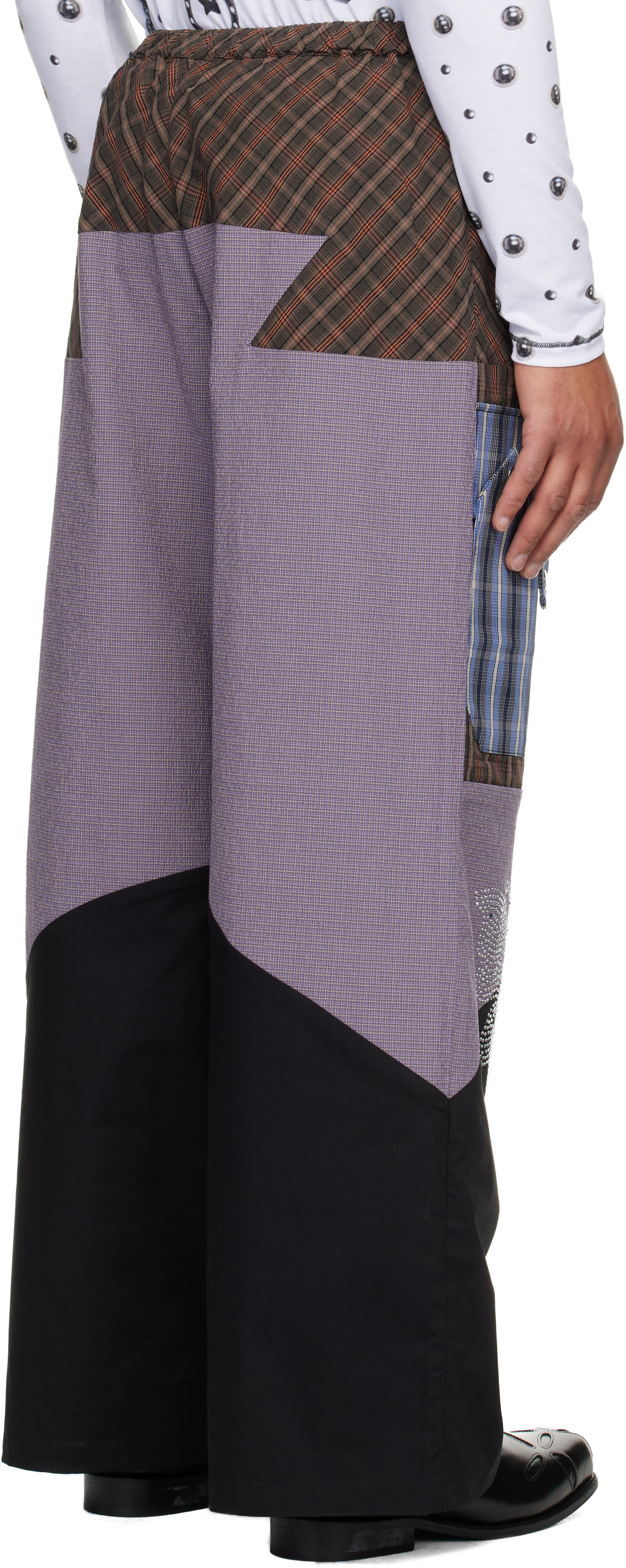 Chopova Lowena Multicolor Tartan Vega Trousers In Multi